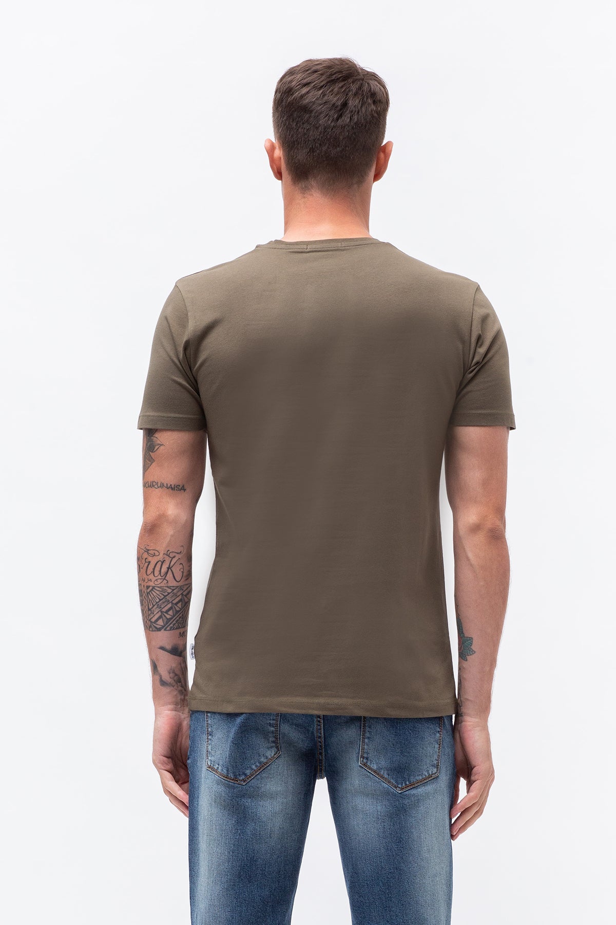 T-shirt basic bielastica