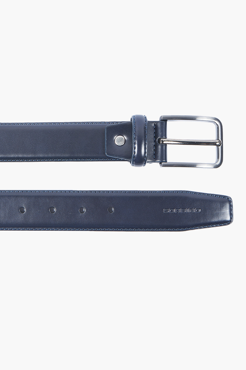 Belt with stitching