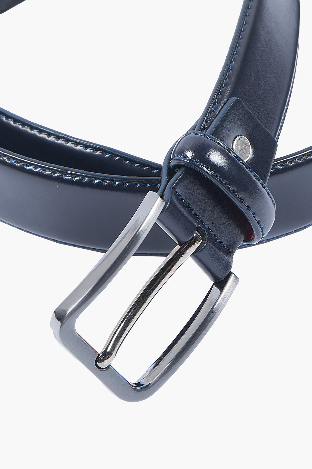 Belt with stitching