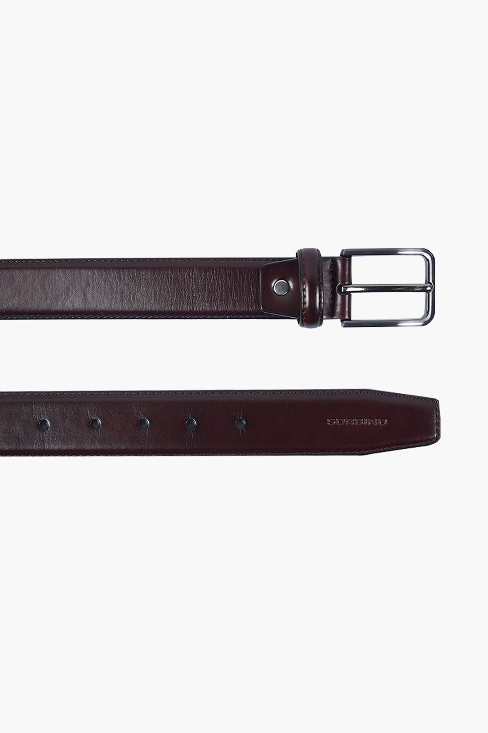 Belt with stitching