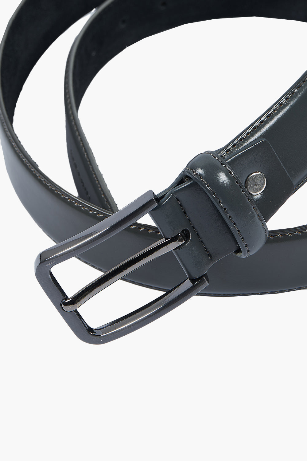 Belt with stitching
