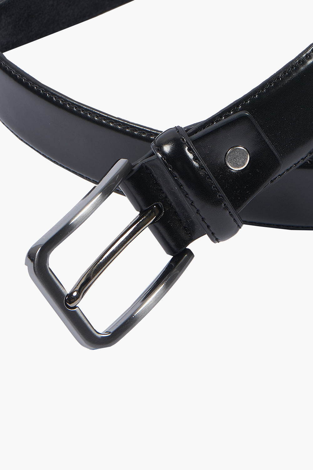 Belt with stitching