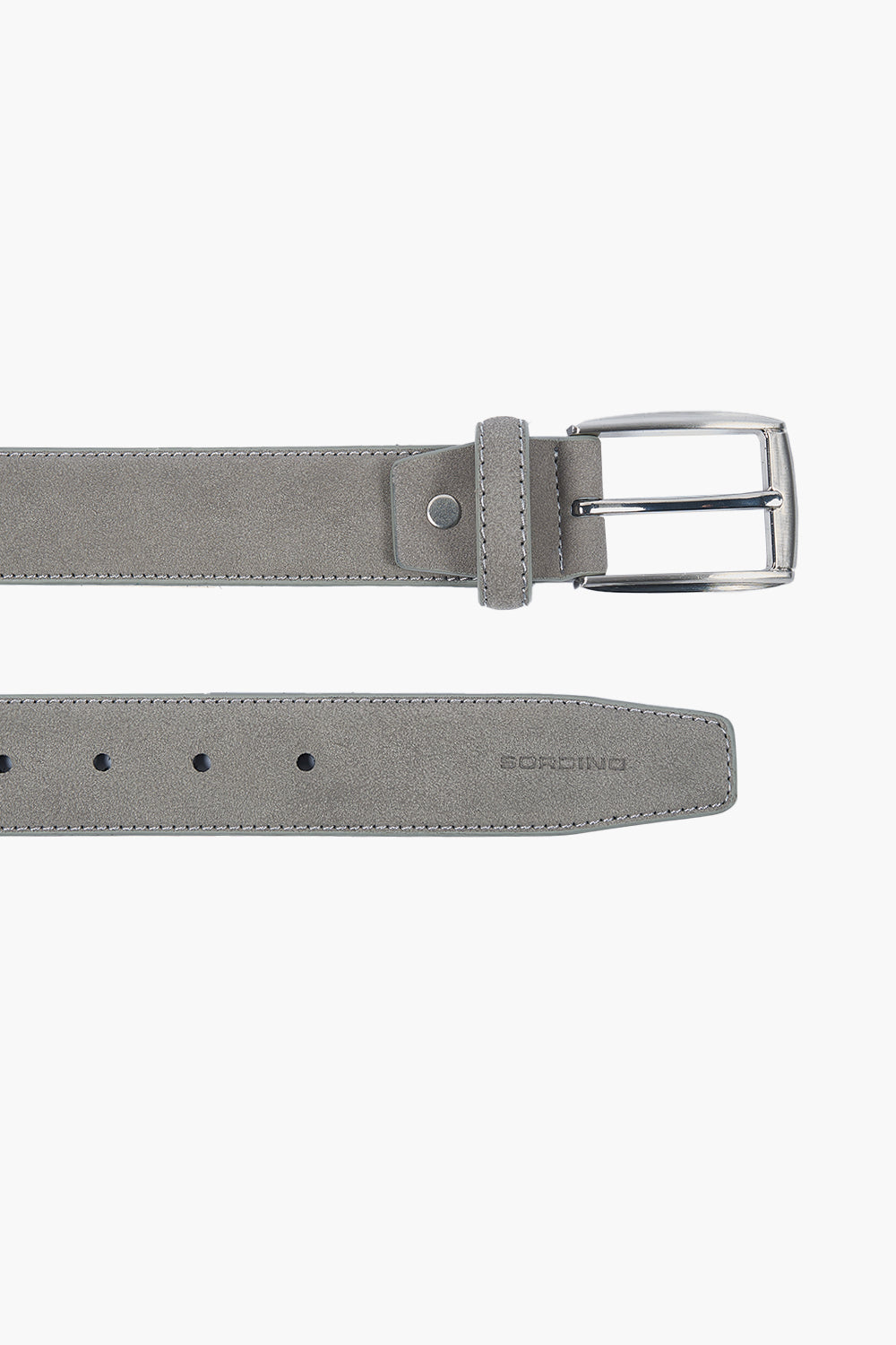 Suede effect belt