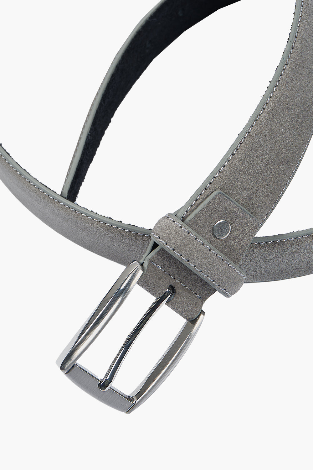 Suede effect belt