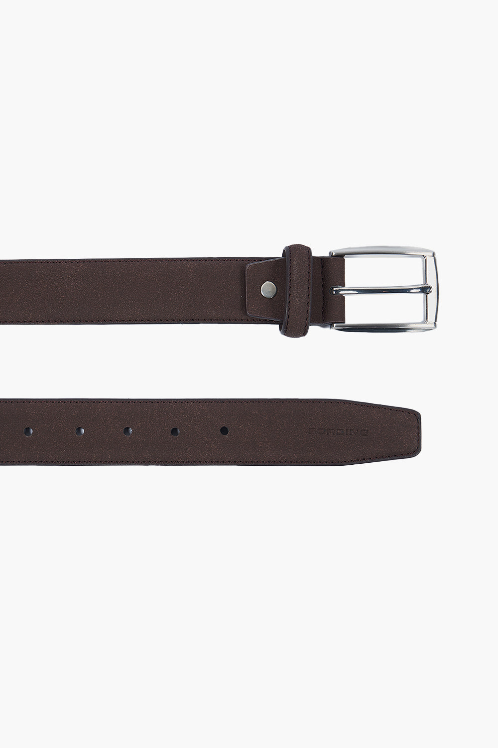 Suede effect belt