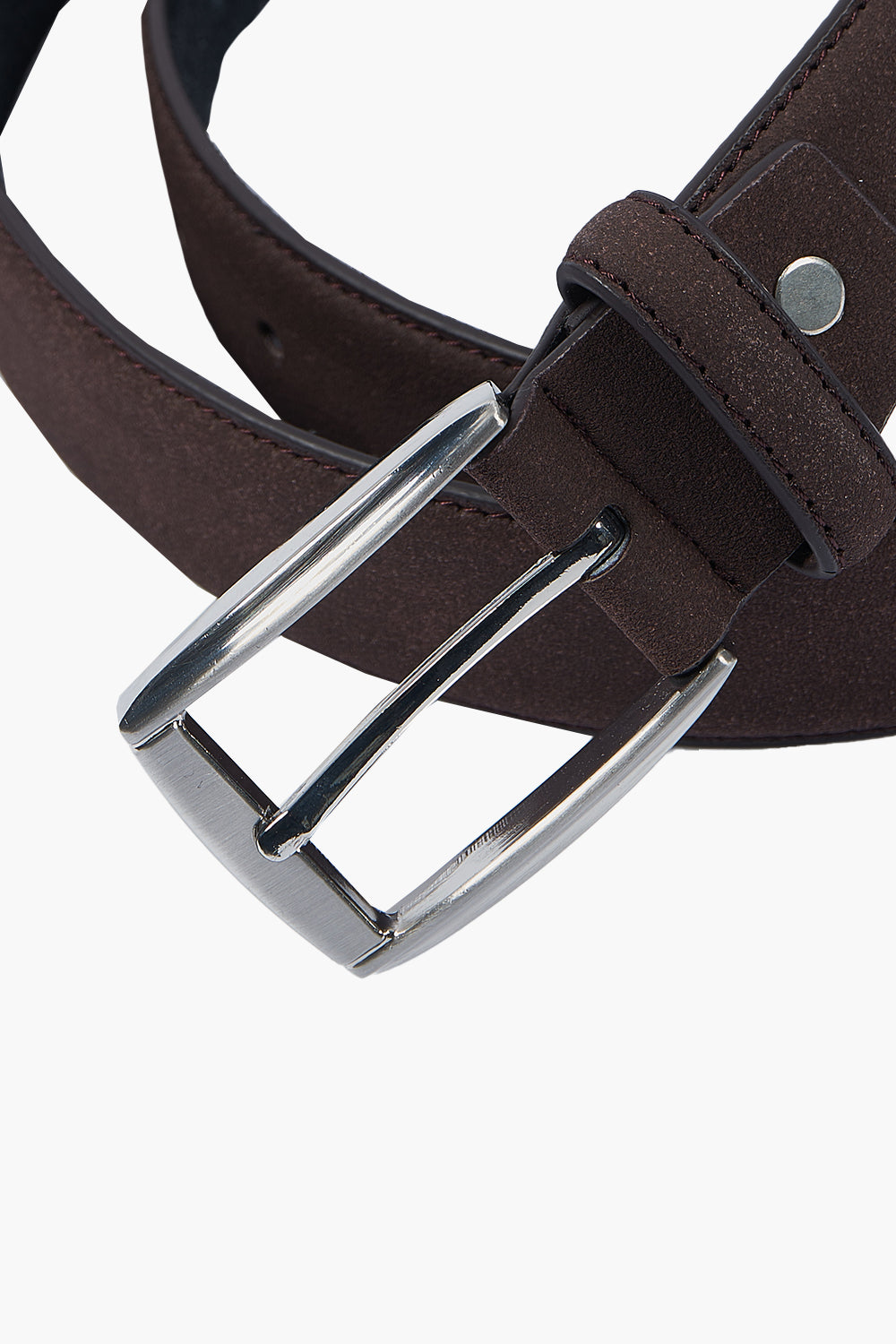 Suede effect belt
