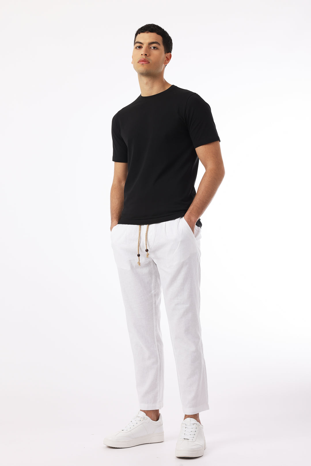 T-shirt basic bielastica