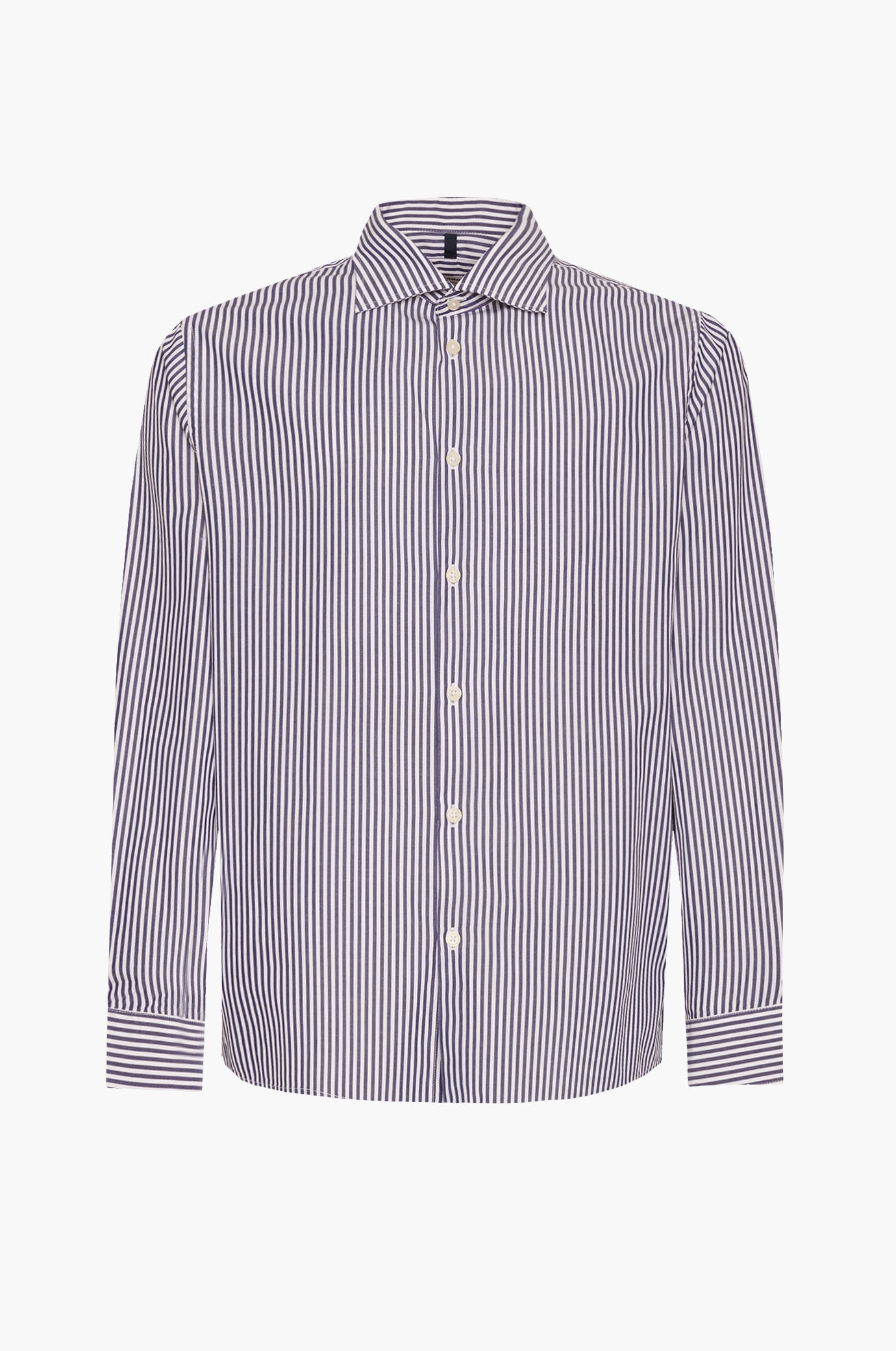 Camicia comfort fit a righe verticali sottili