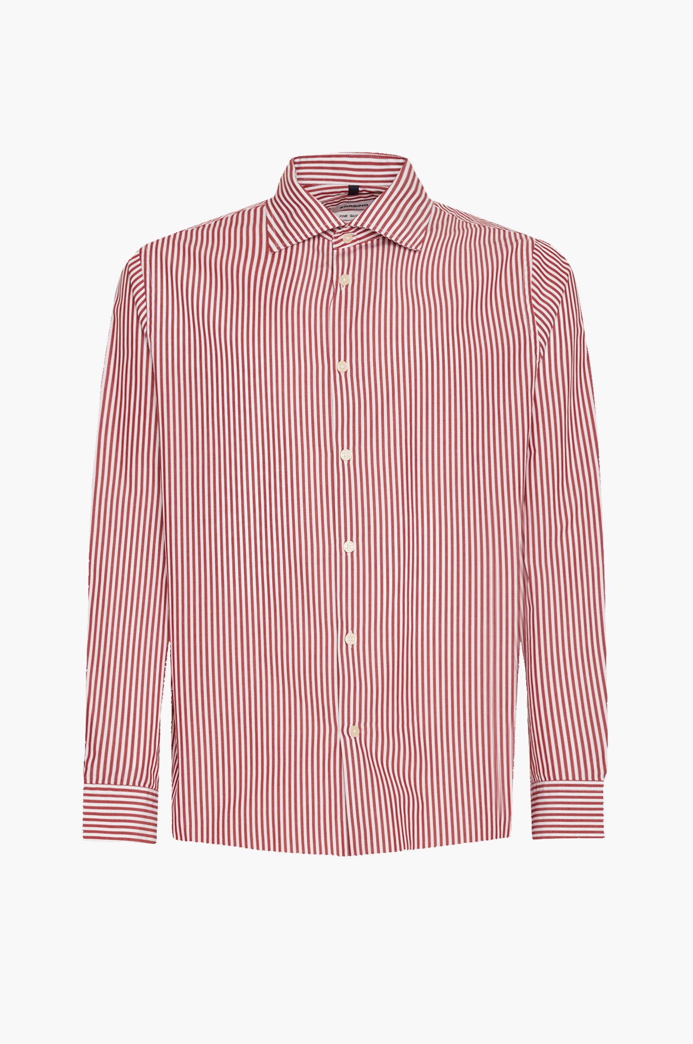 Camicia comfort fit a righe verticali sottili