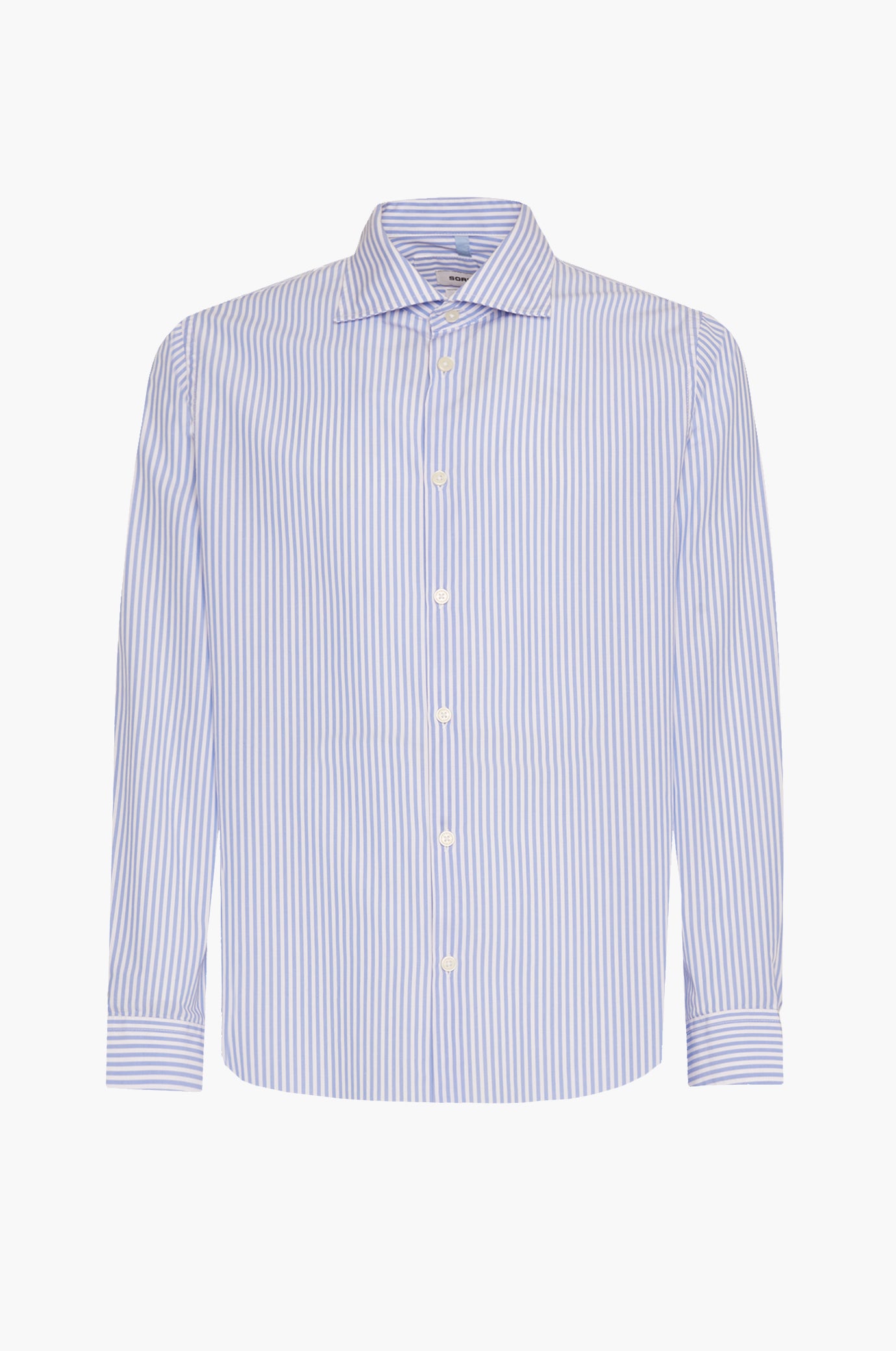 Camicia comfort fit a righe verticali sottili