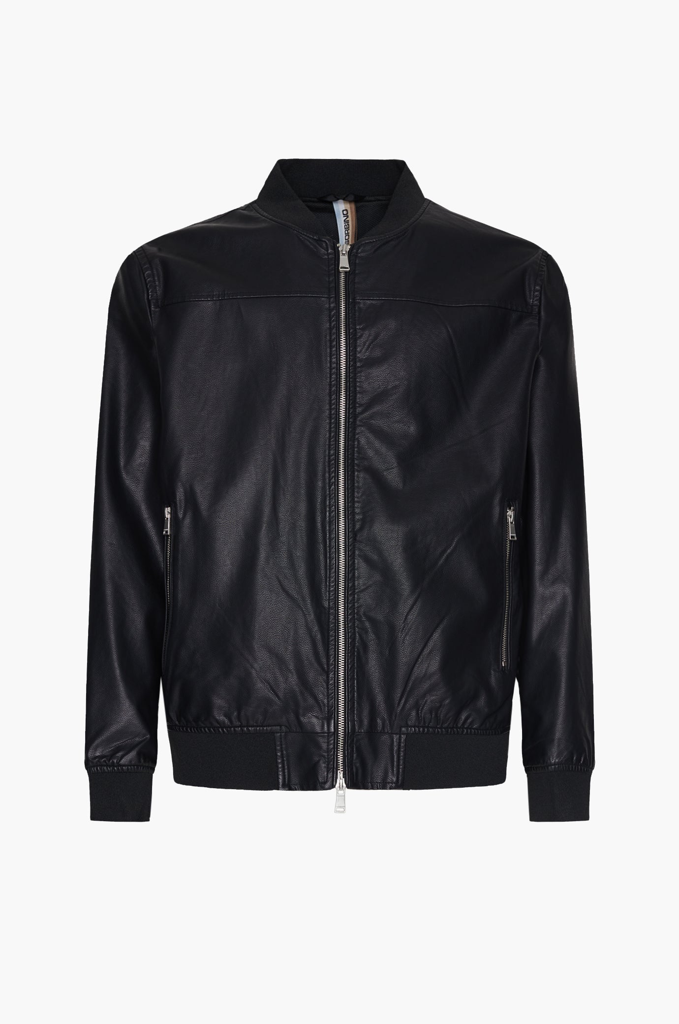 In Pelle Nera Pochette Uomo Sorbino SUN68 X34103 Slippers Logo