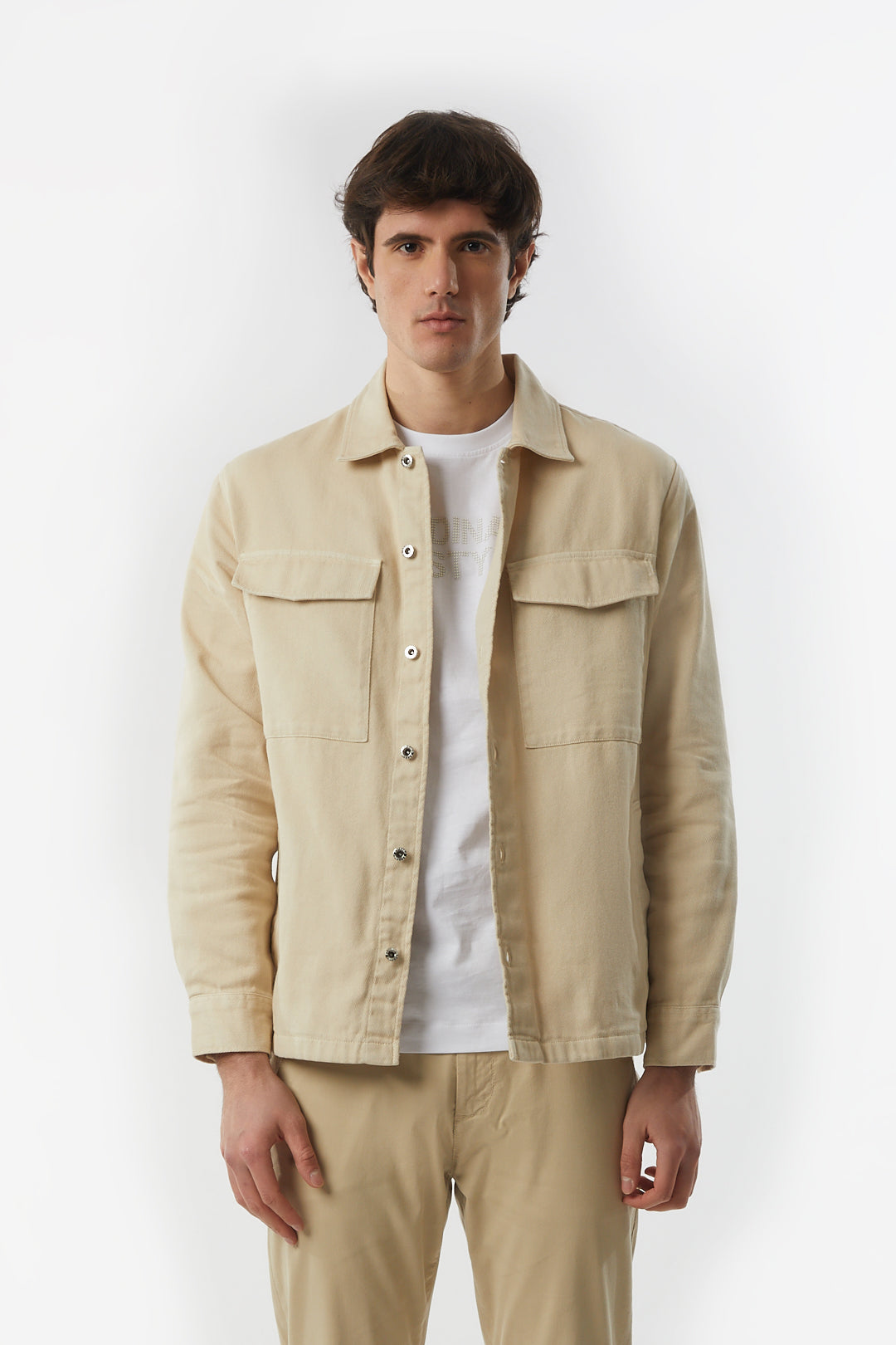 Newest Sorbino Sorbino Giubbino Giacca Sorbino Overshirt In Cotone