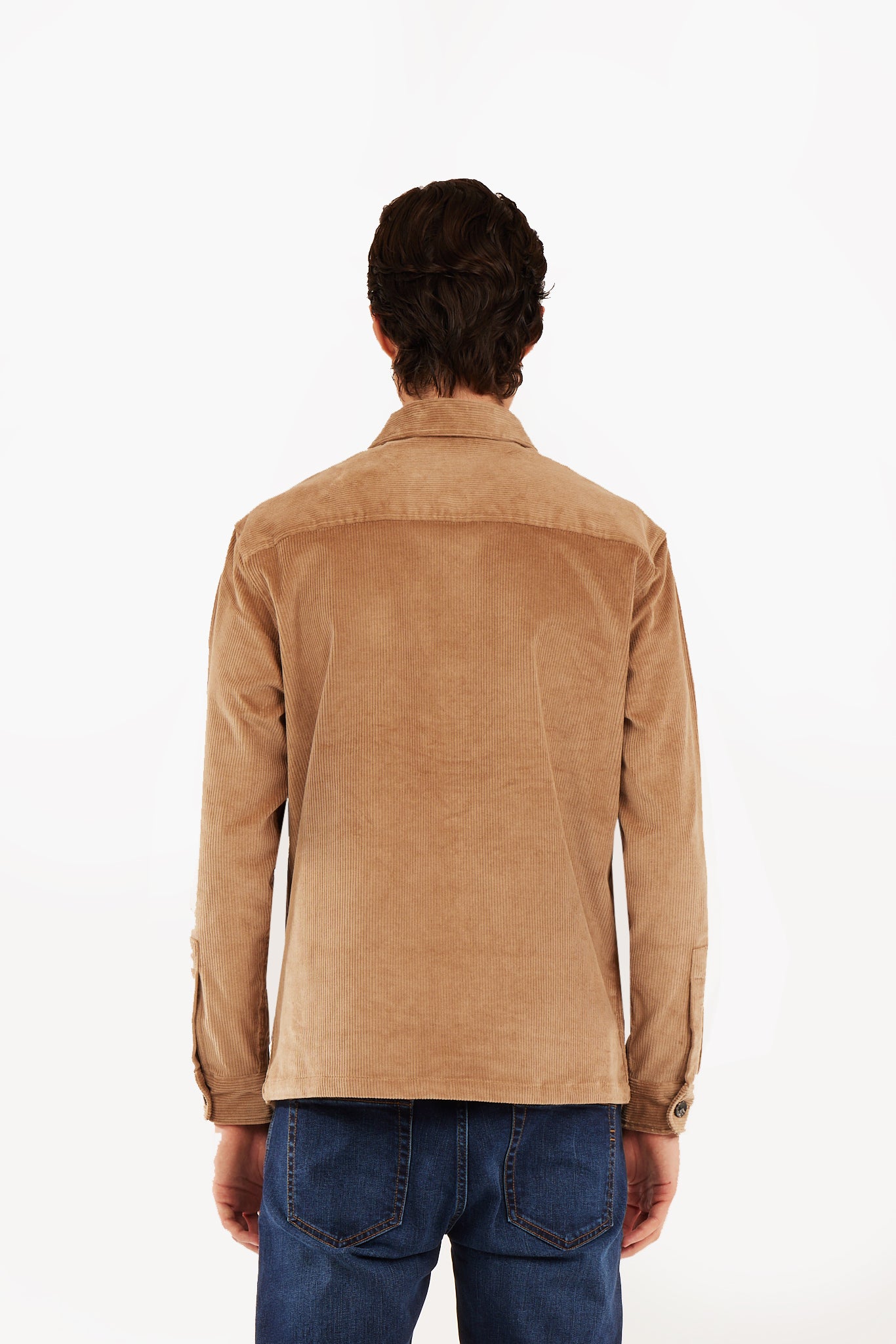 Overshirt con doppia tasca