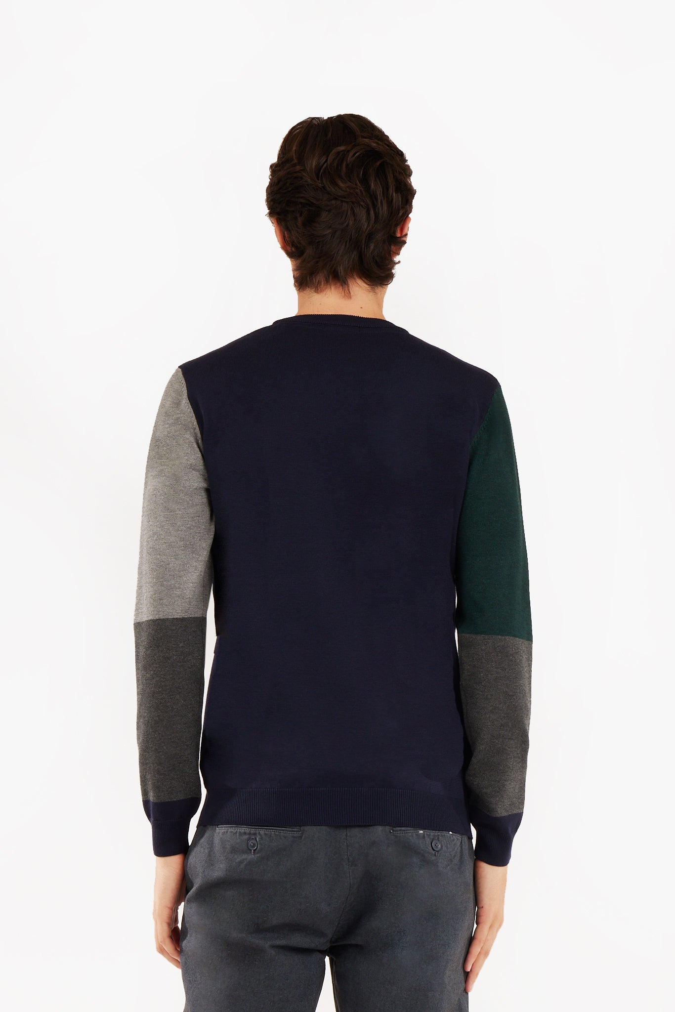 Pullover color block
