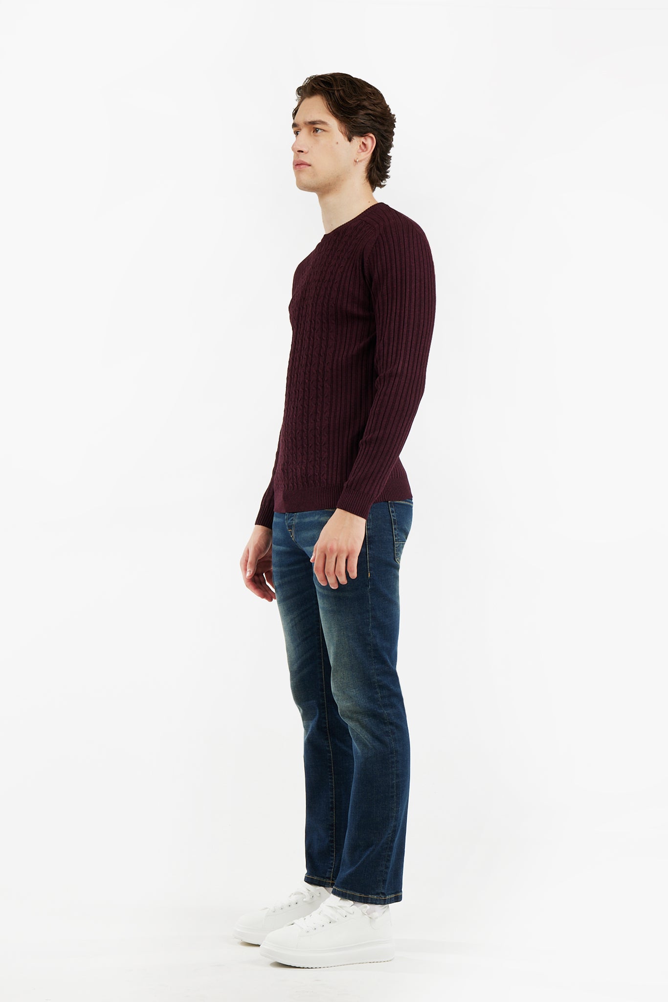 Pullover con trama