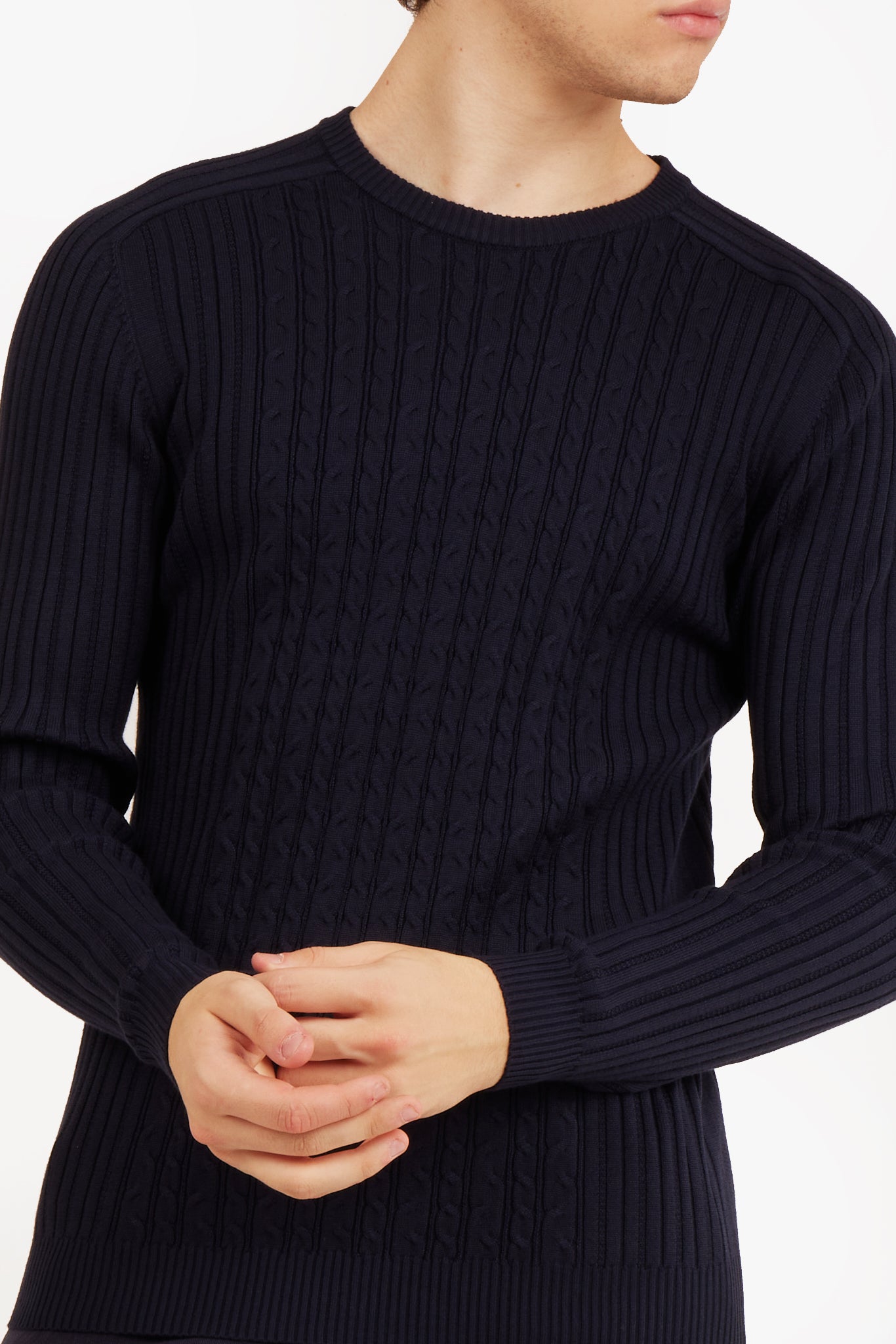 Pullover con trama