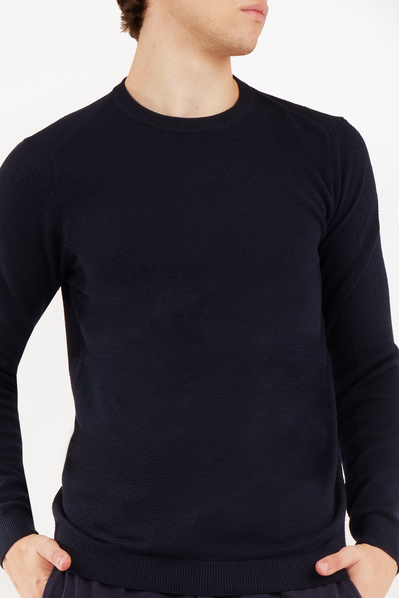 Pullover con struttra