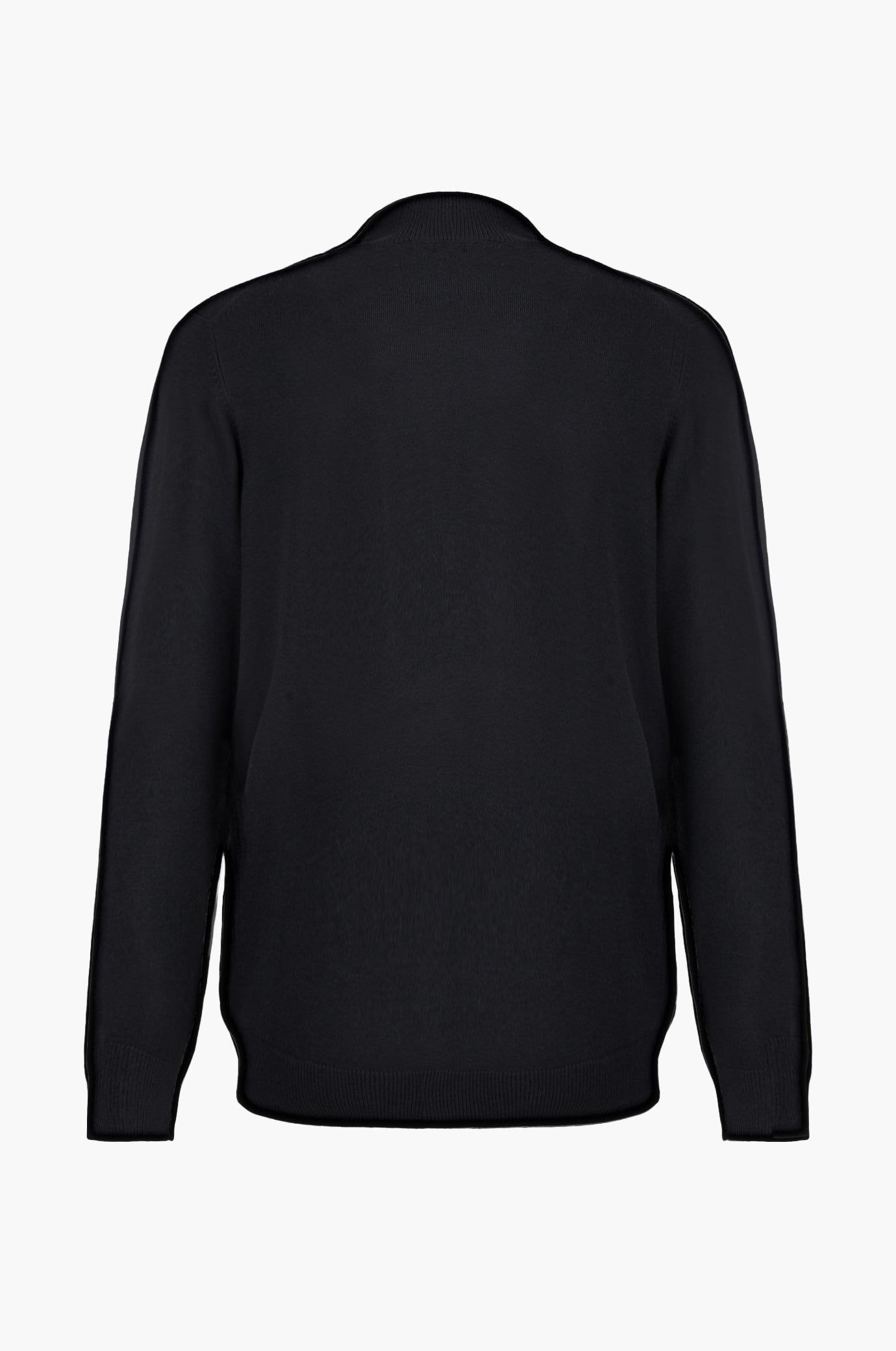 Pullover lupetto mezza zip