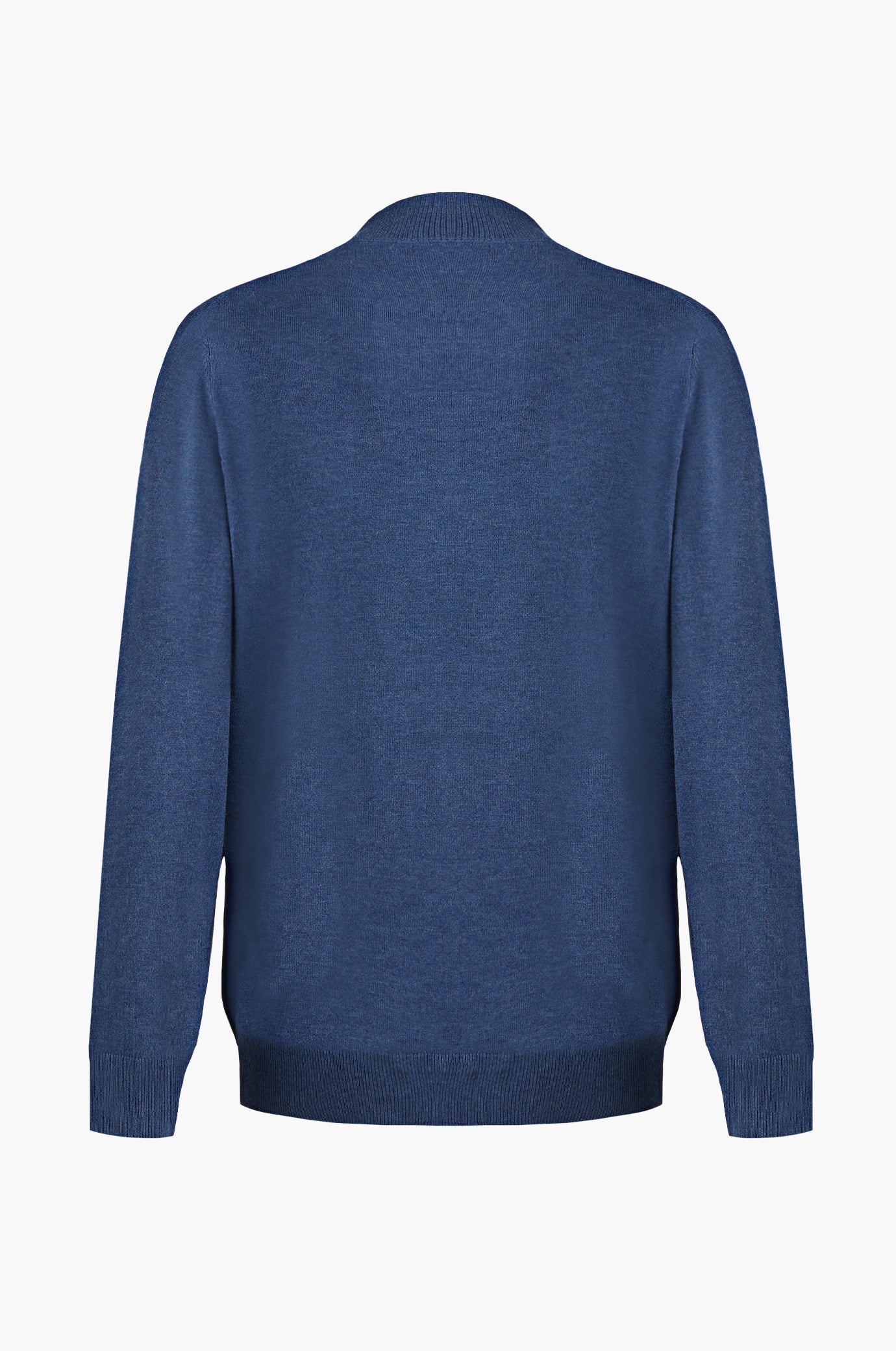 Pullover lupetto mezza zip