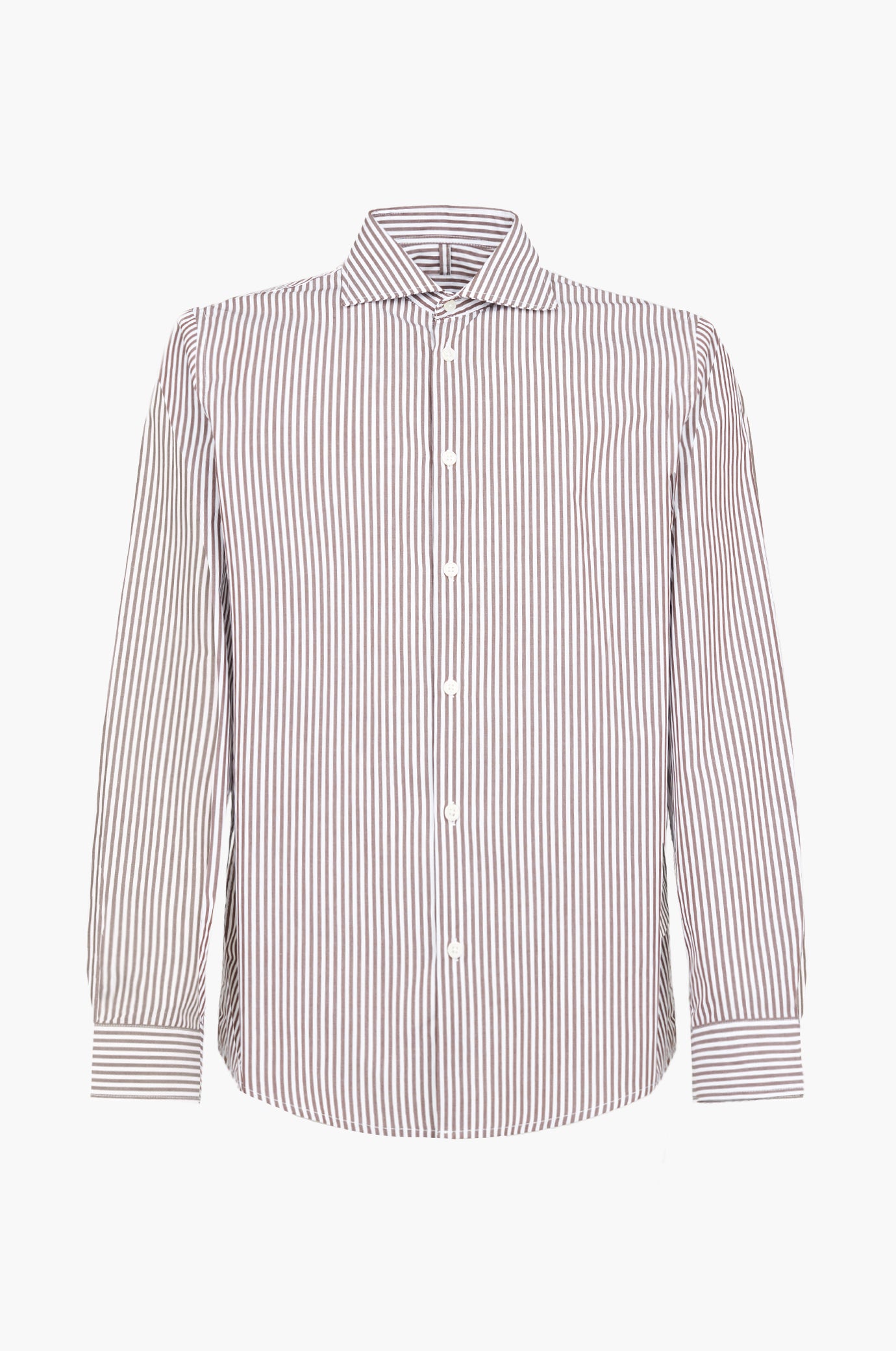 Camicia comfort fit a righe verticali sottili