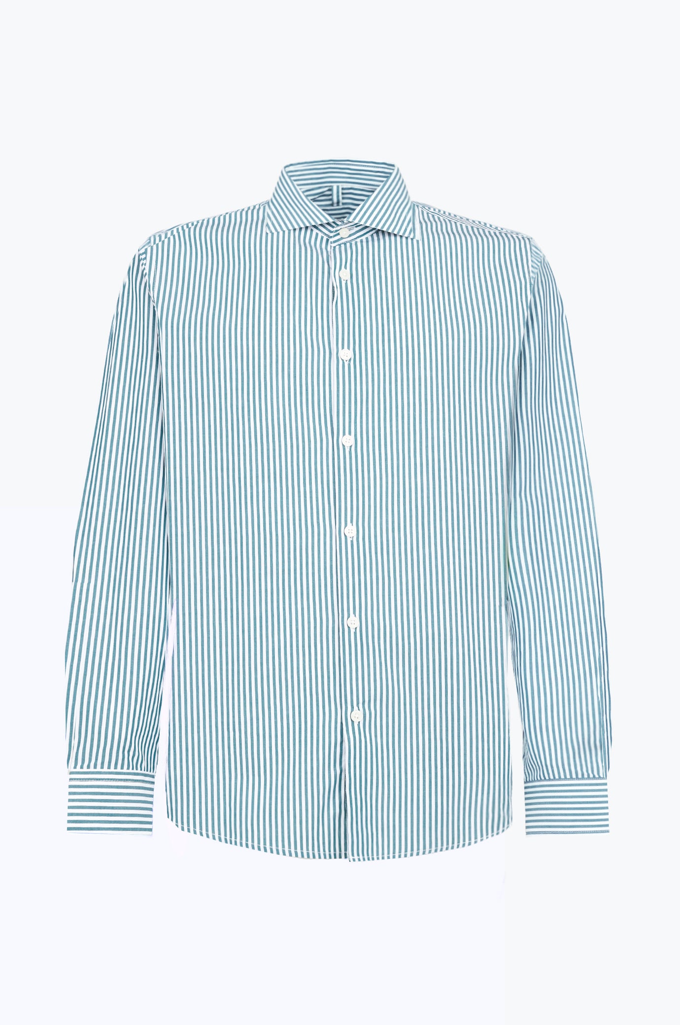 Camicia comfort fit a righe verticali sottili