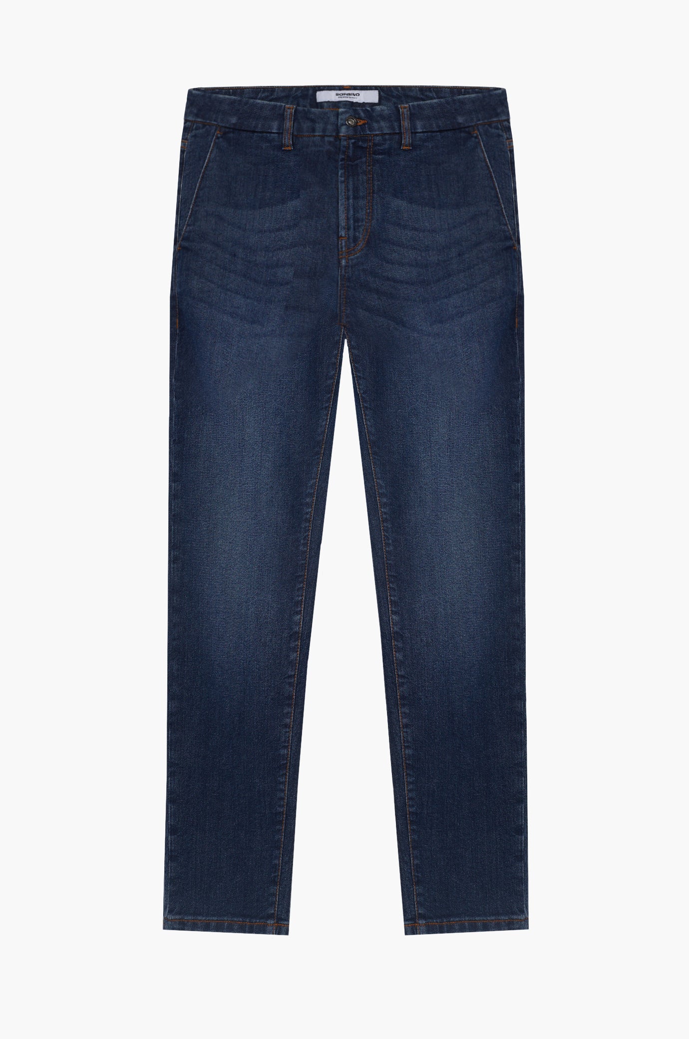 Jeans chinos slim fit tasca a filo