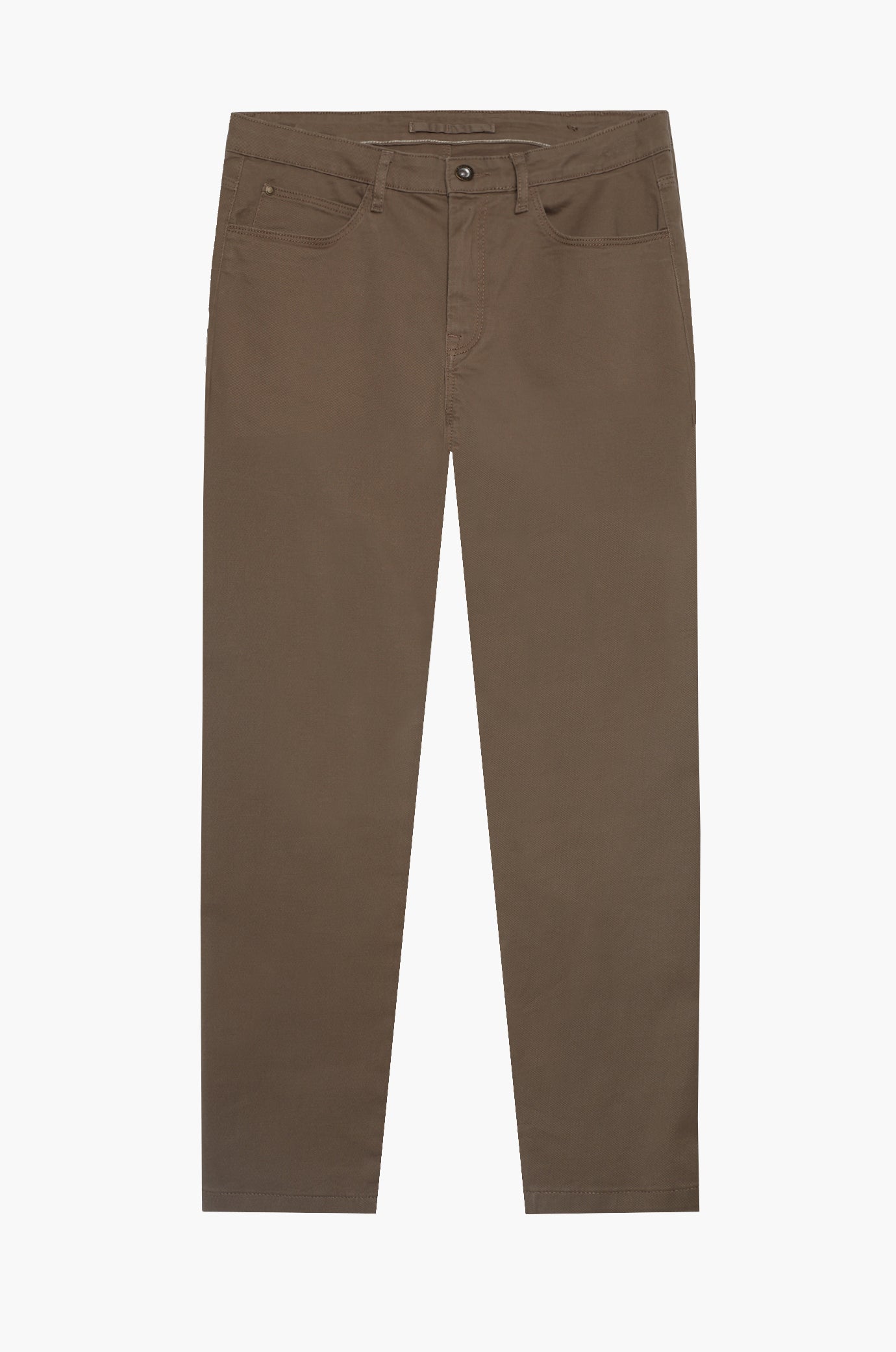 Basic regular fit 5 pocket trousers