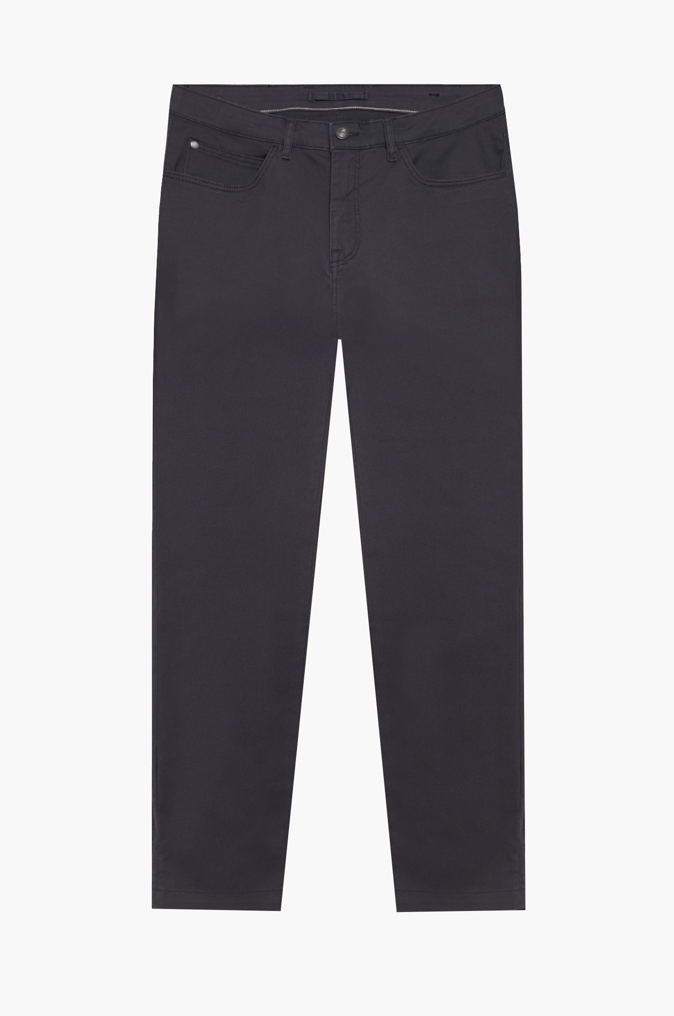 Basic regular fit 5 pocket trousers