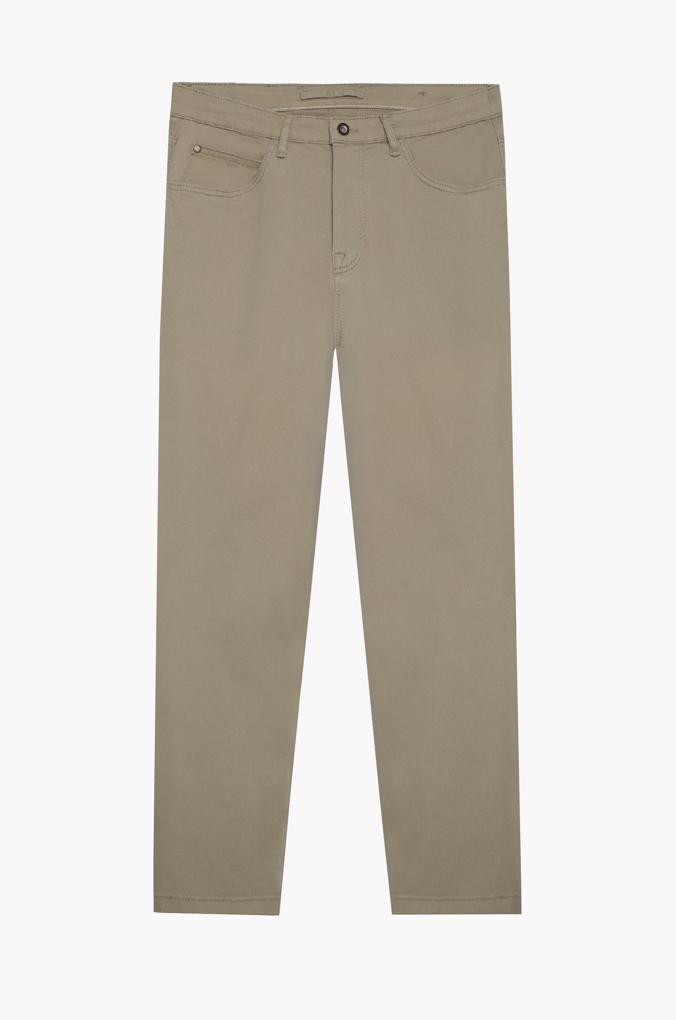 Basic regular fit 5 pocket trousers