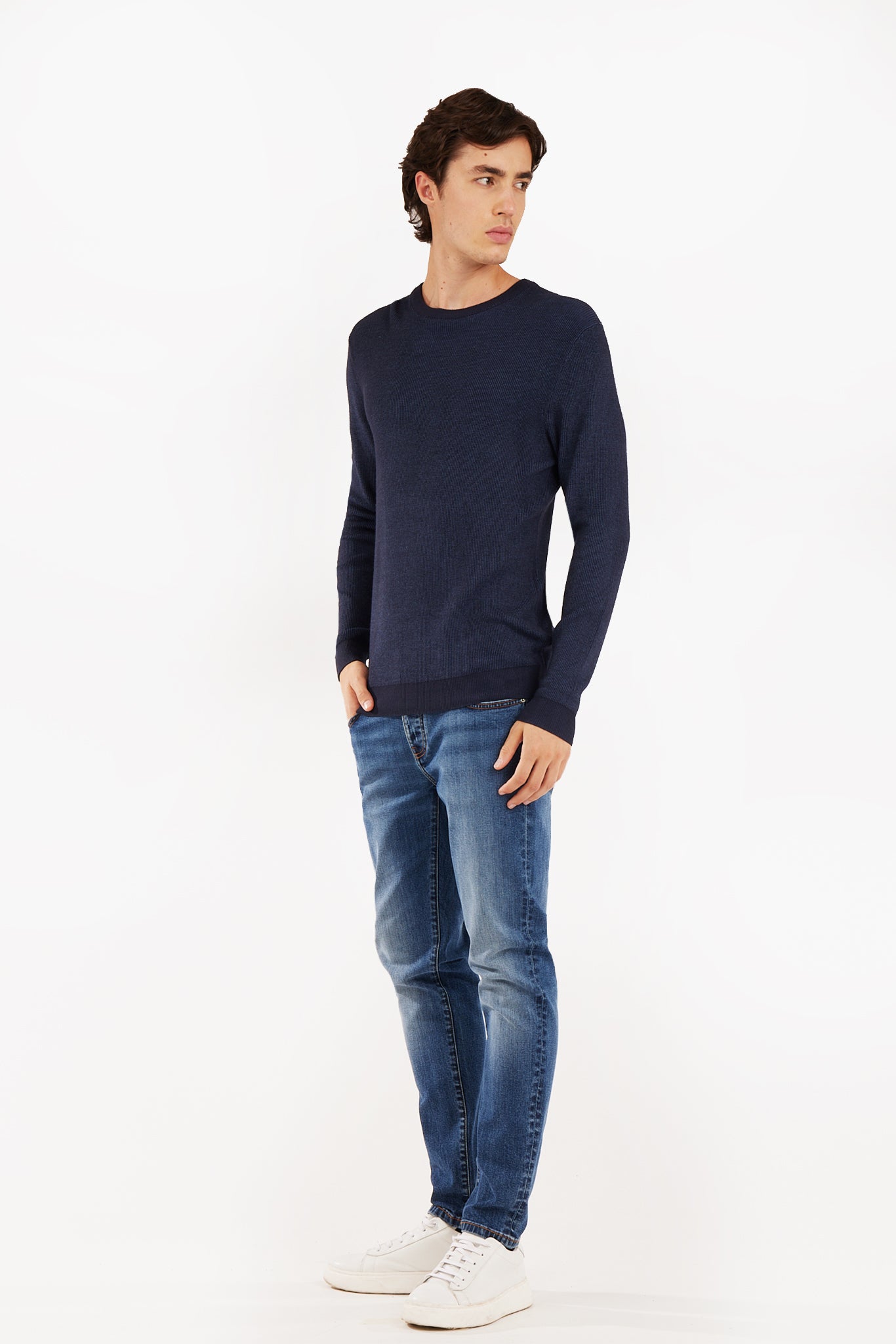 Pullover con struttura