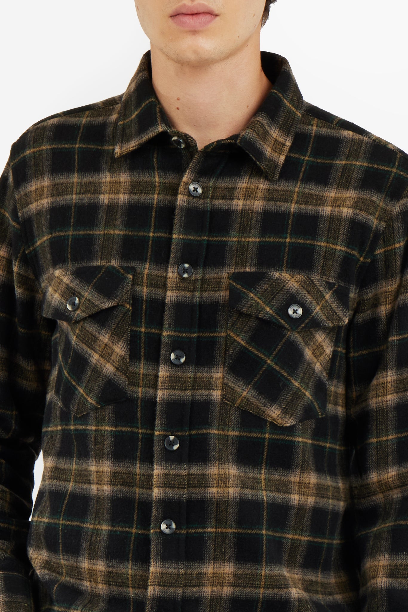 Overshirt a quadri