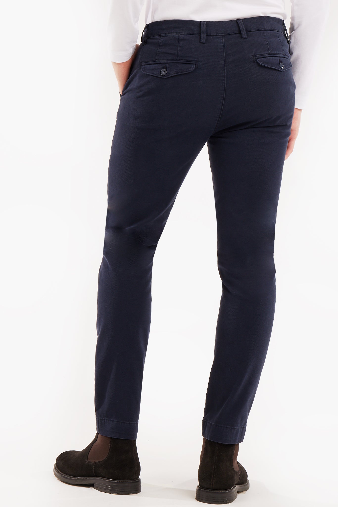 Slim fit dobby chinos