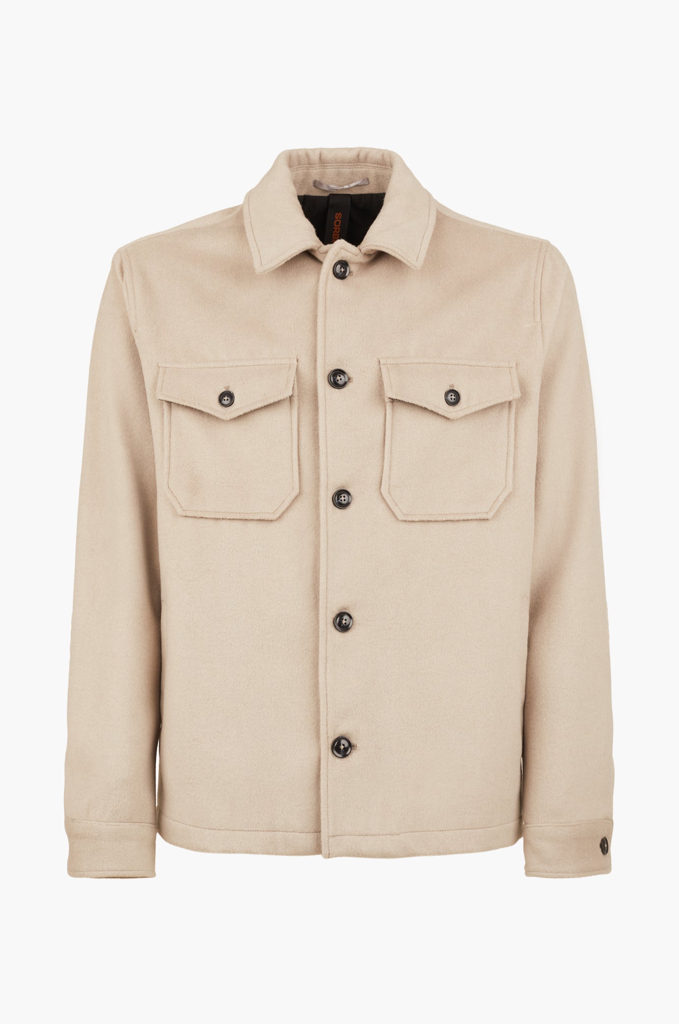 Giacca camicia misto lana