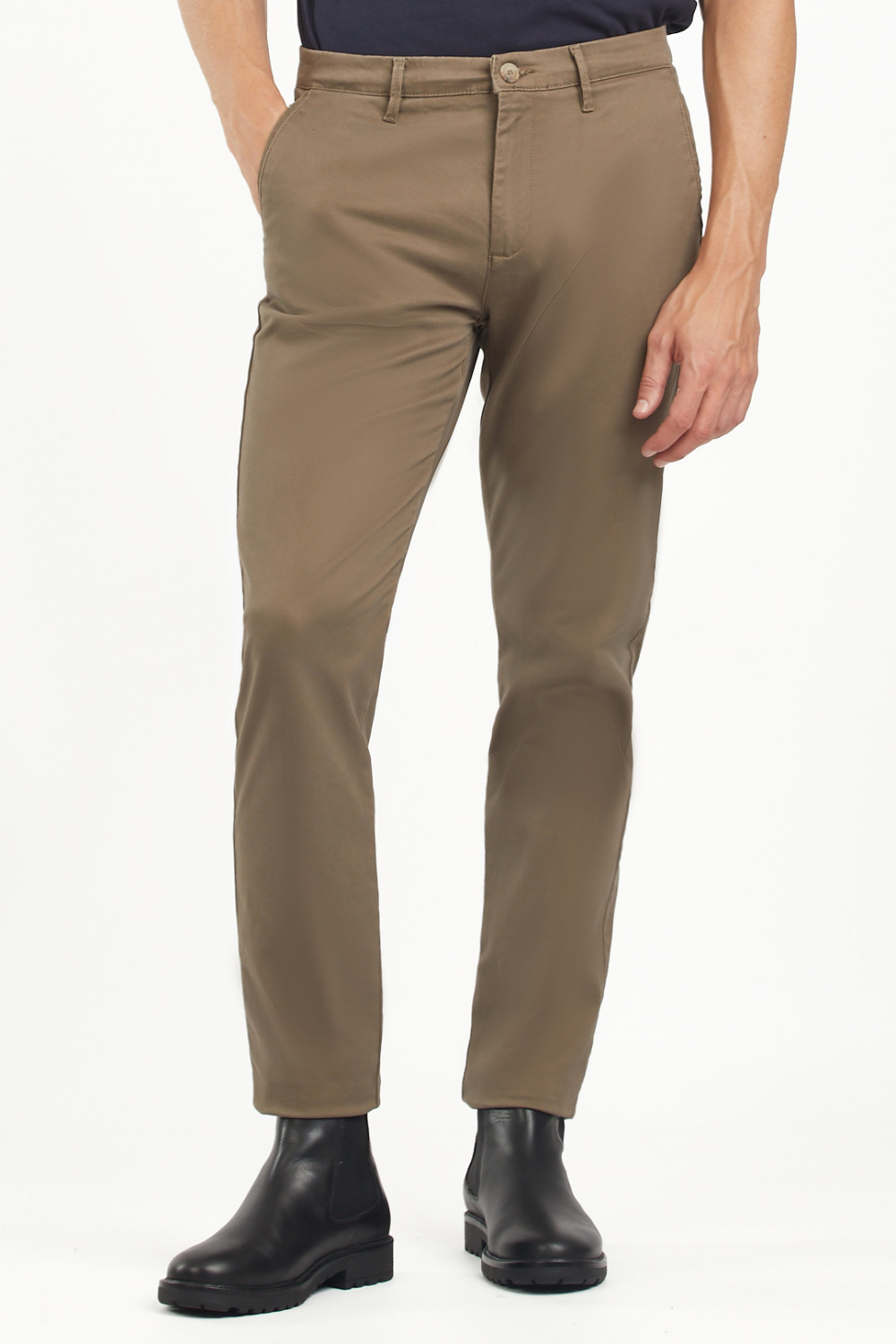 Pantaloni chinos basic regular fit