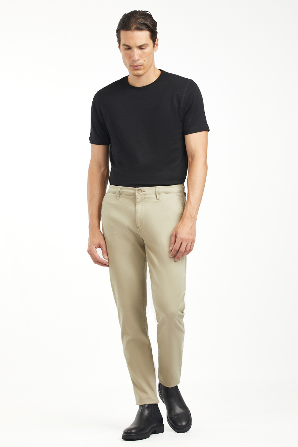 Pantaloni chinos basic regular fit