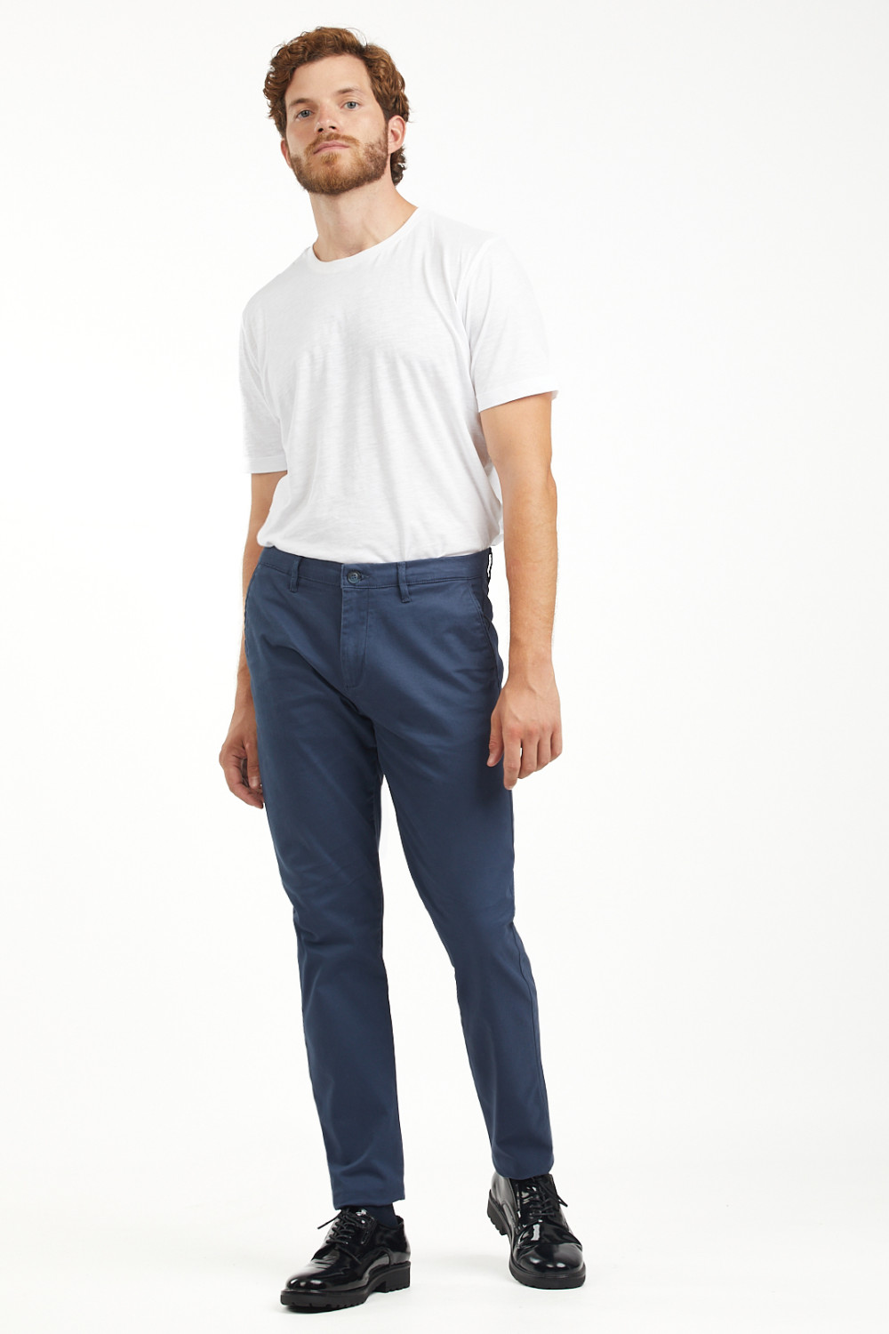 Pantaloni chinos basic regular fit