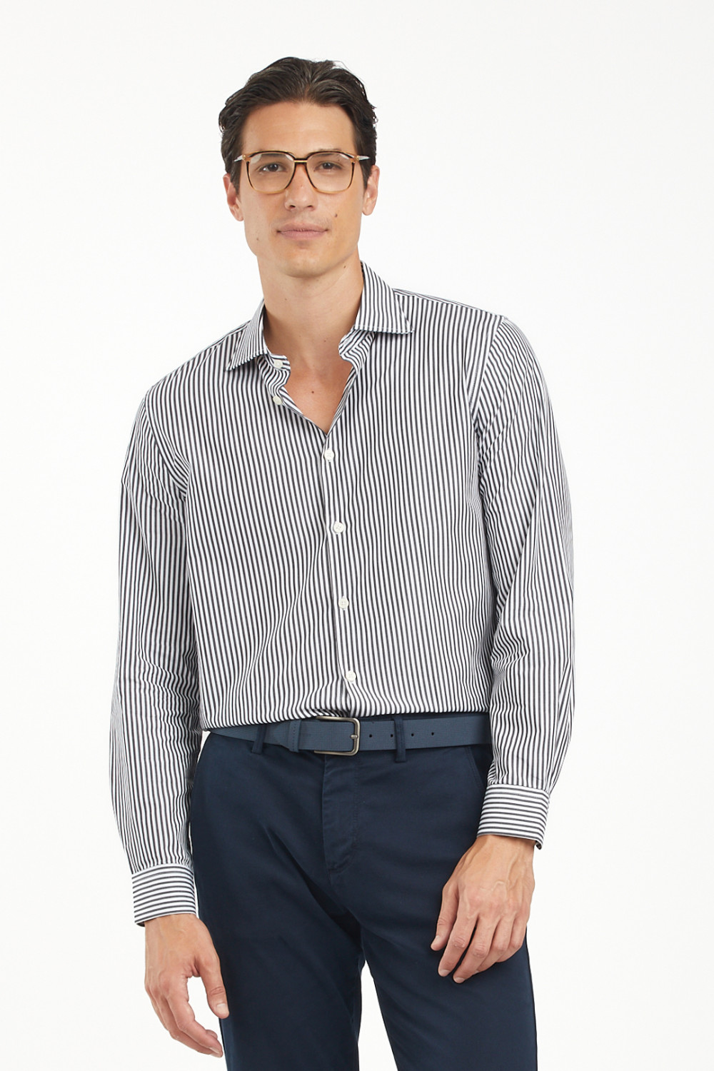 Camicia comfort fit a righe