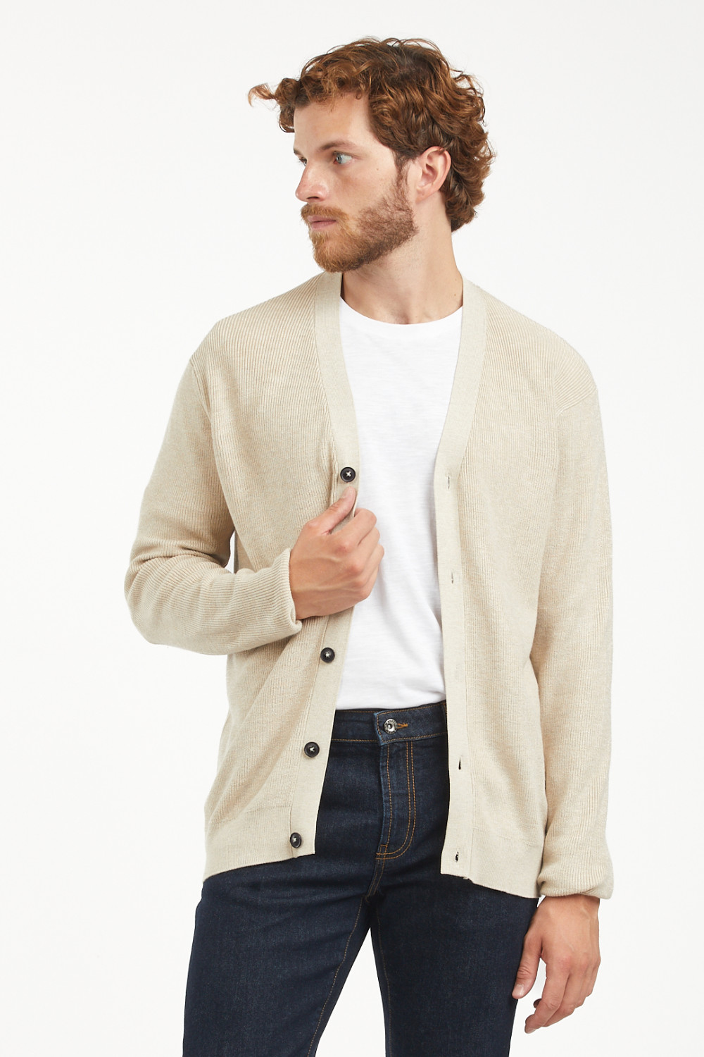 Cardigan con trama