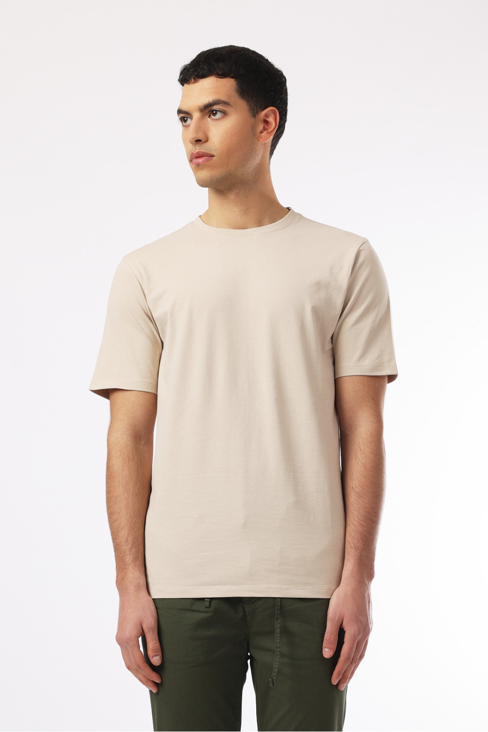 T-shirt basic bielastica