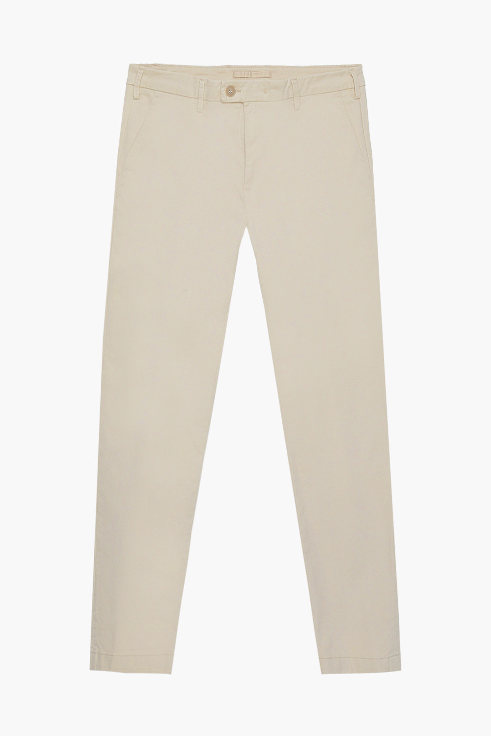 Pantaloni chinos slim fit raso