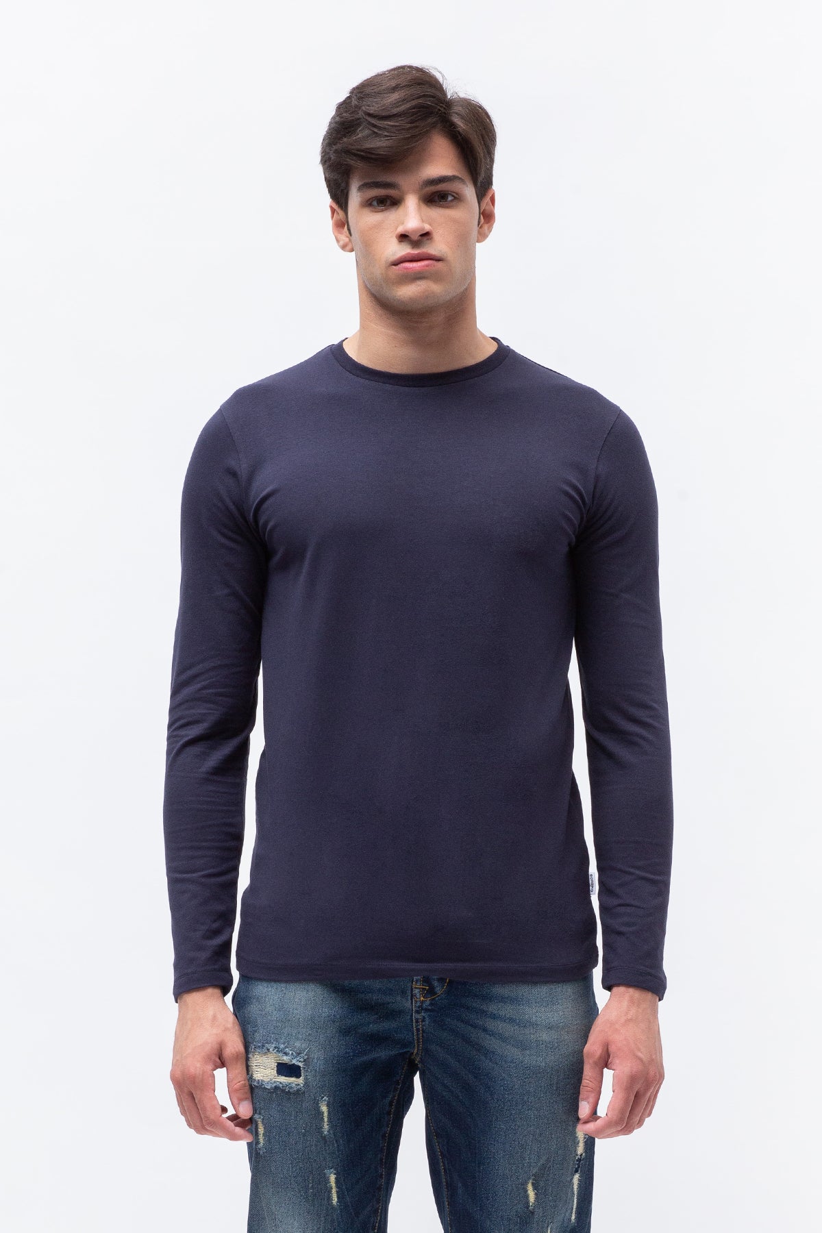 Maglia girocollo manica lunga