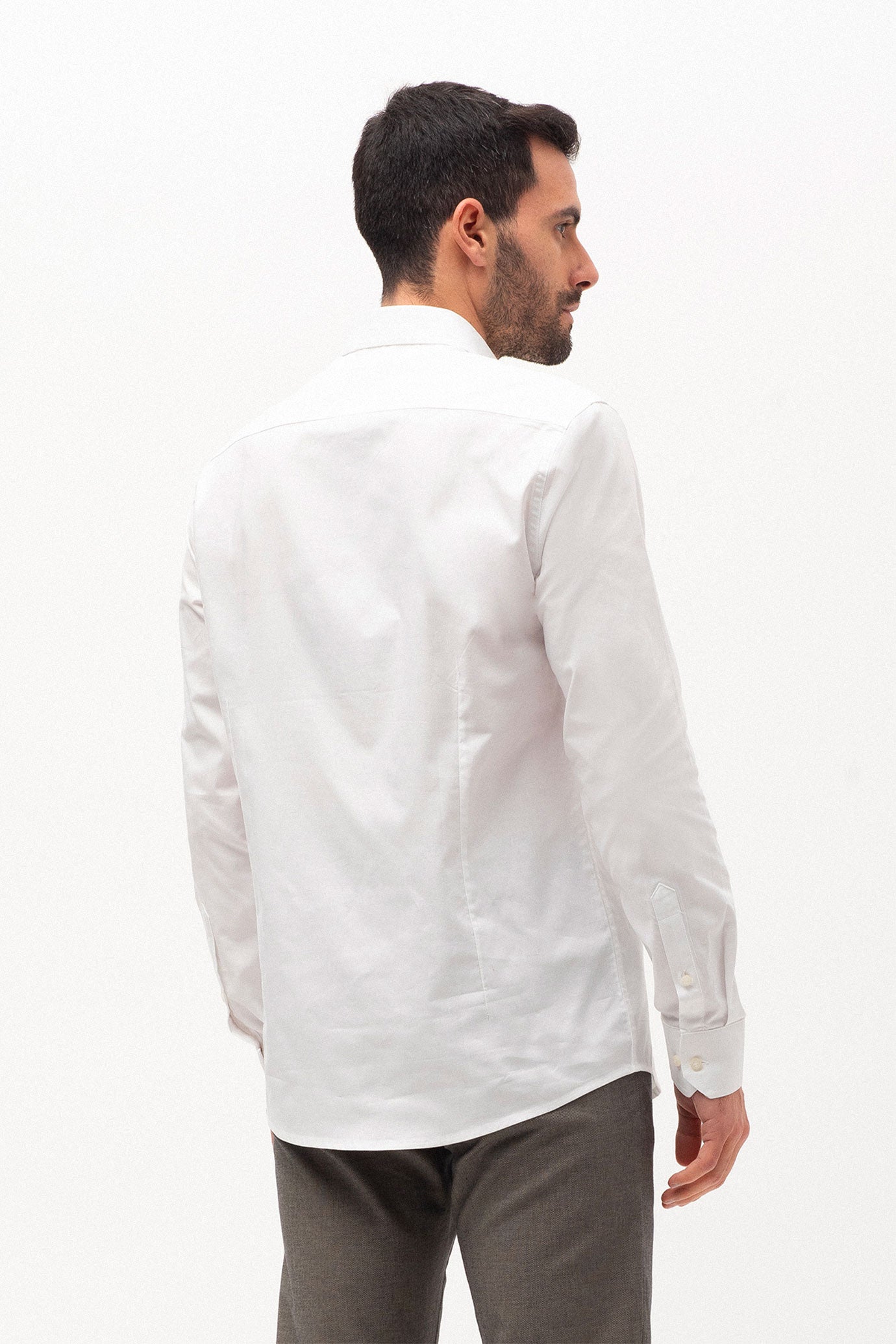 Camicia regular fit oxford|Colore:Bianco