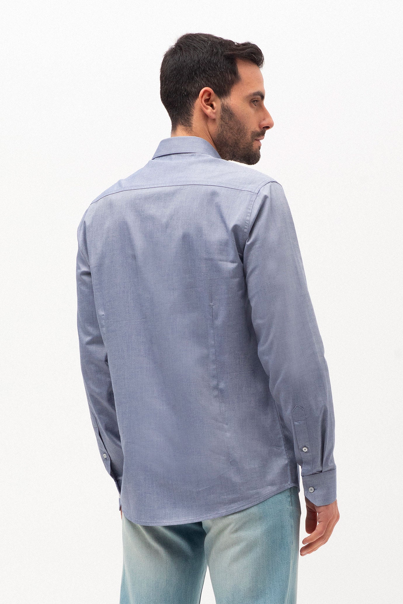 Camicia regular fit oxford|Colore:Blu