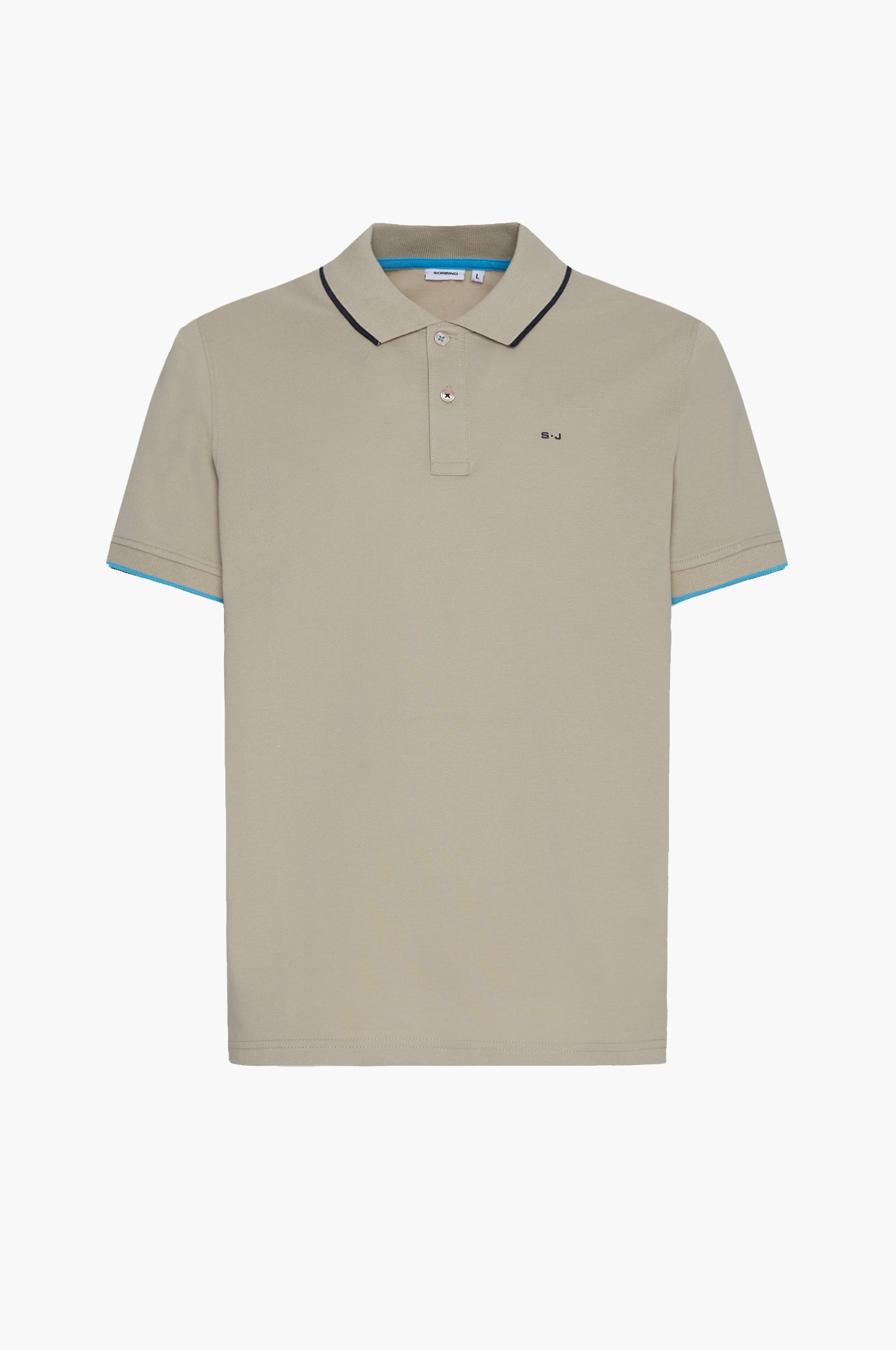 Polo con dettagli a contrasto