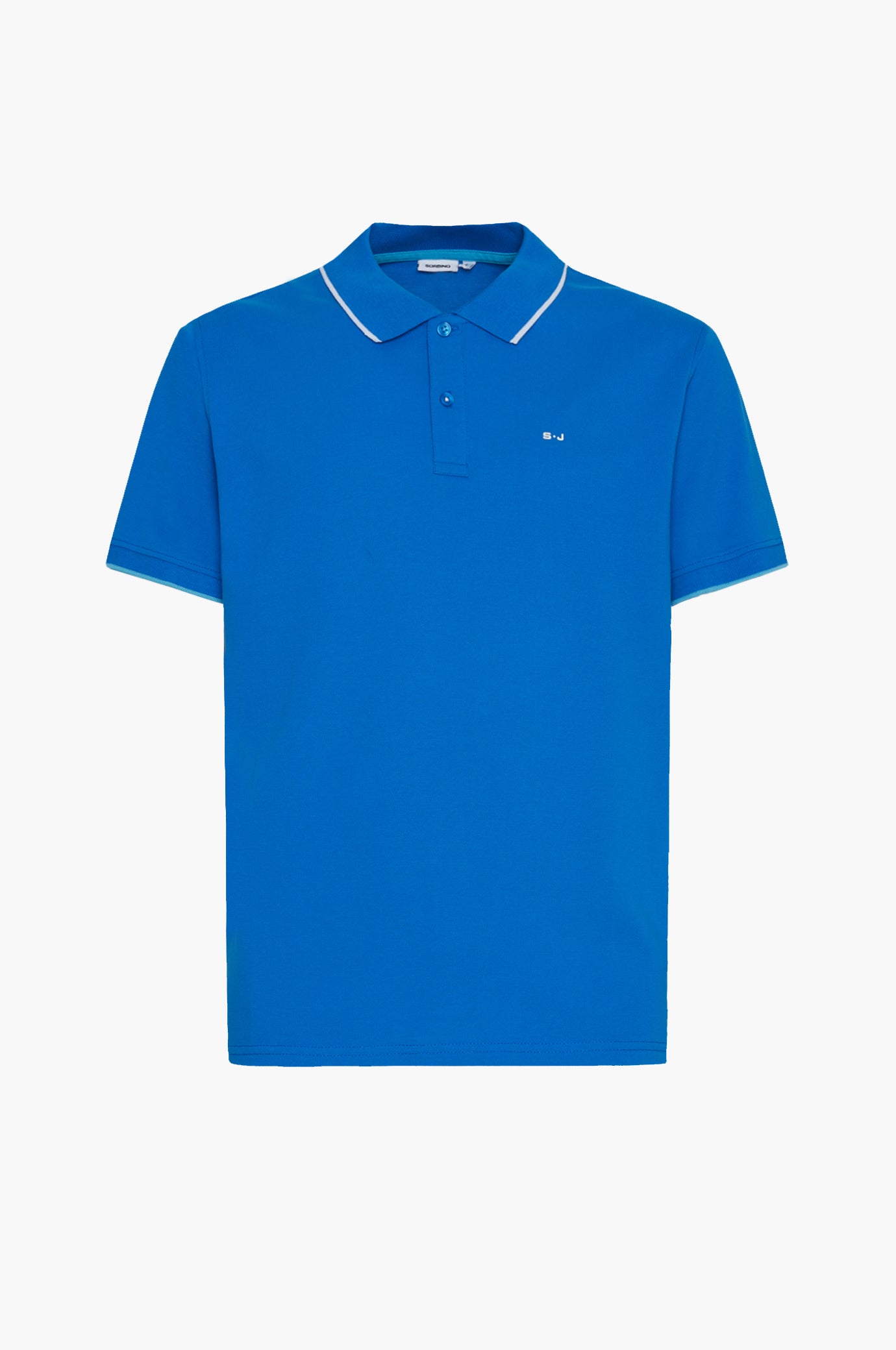 Polo con dettagli a contrasto