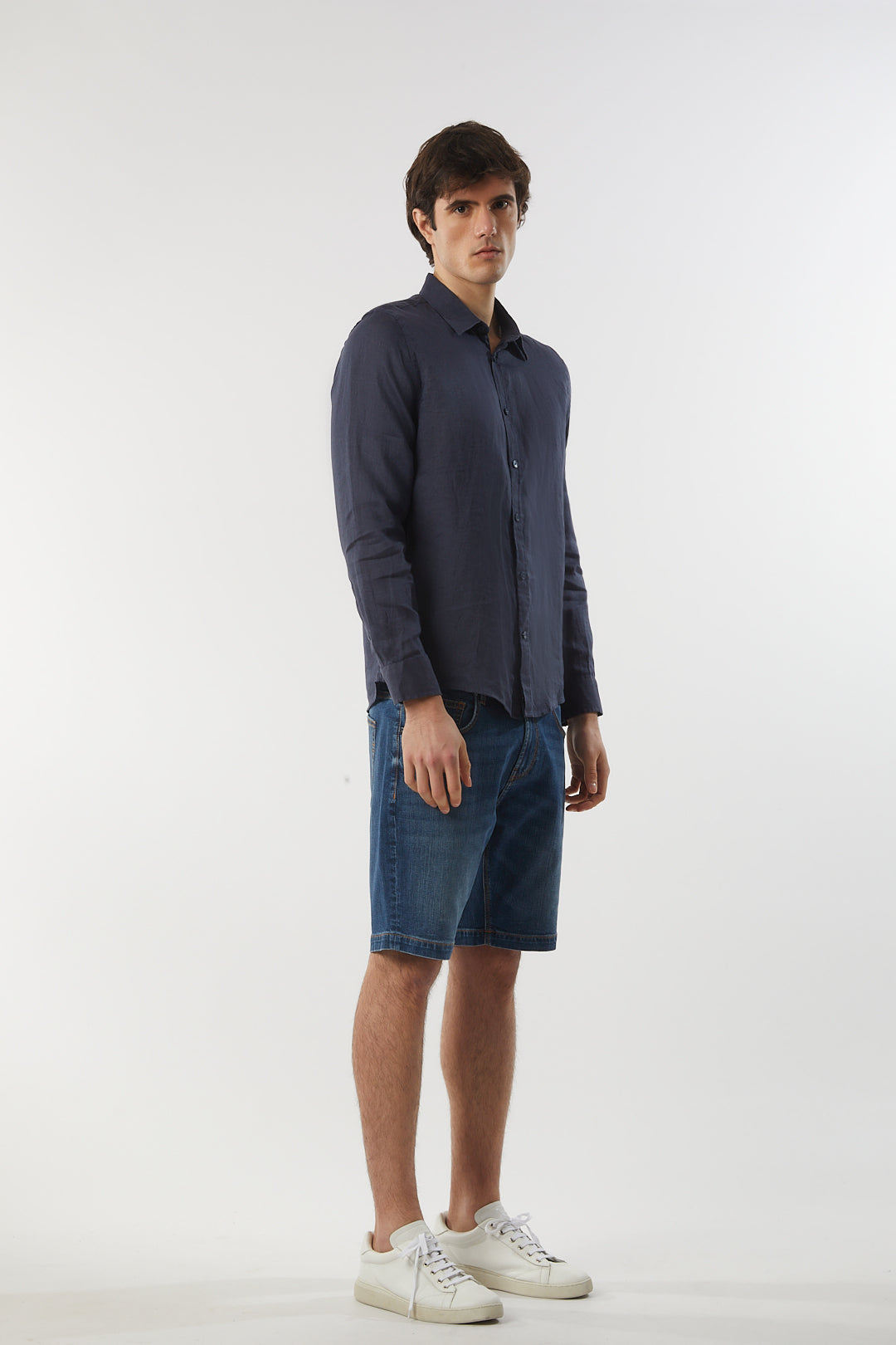 Camicia in lino basic