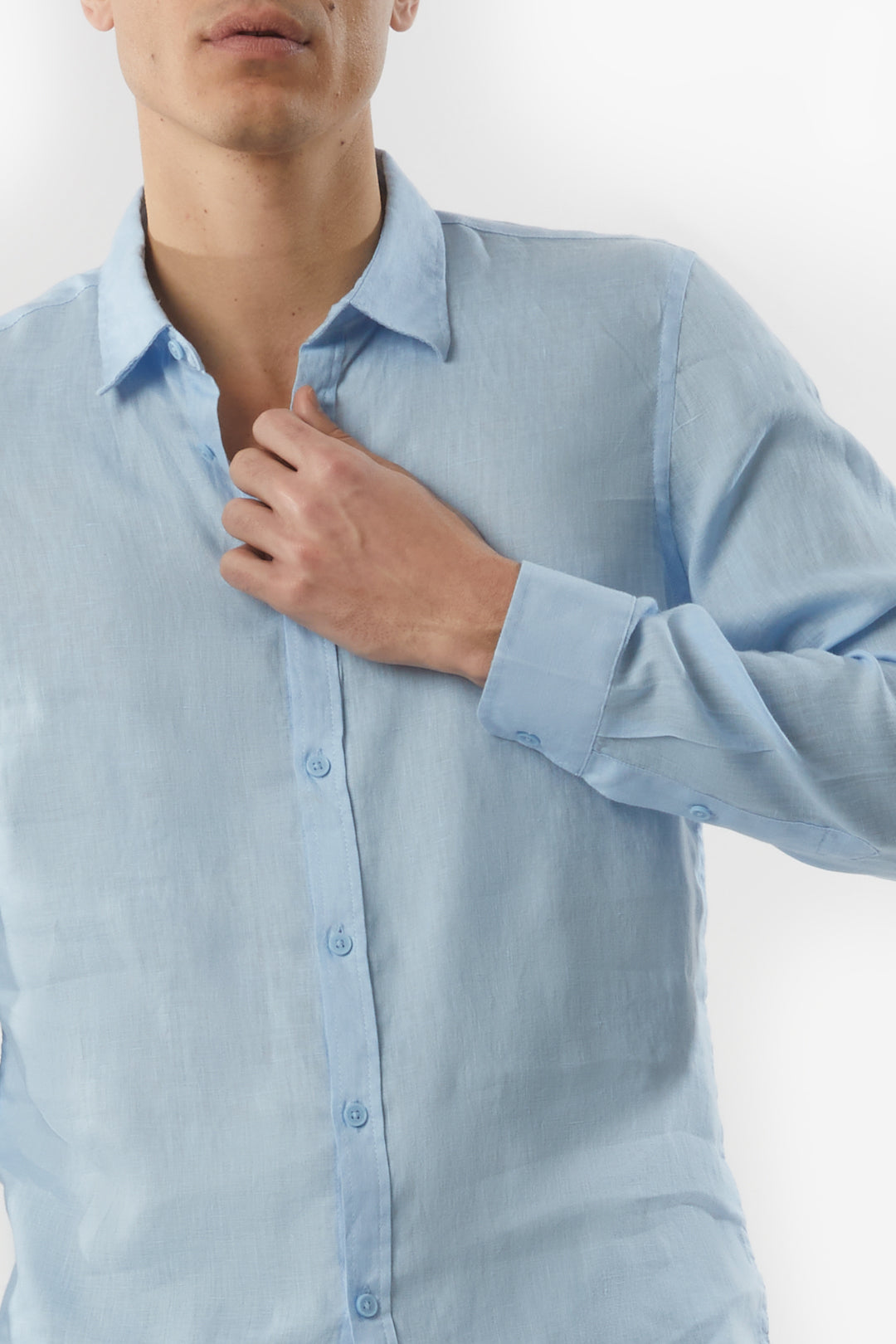 Camicia in lino basic