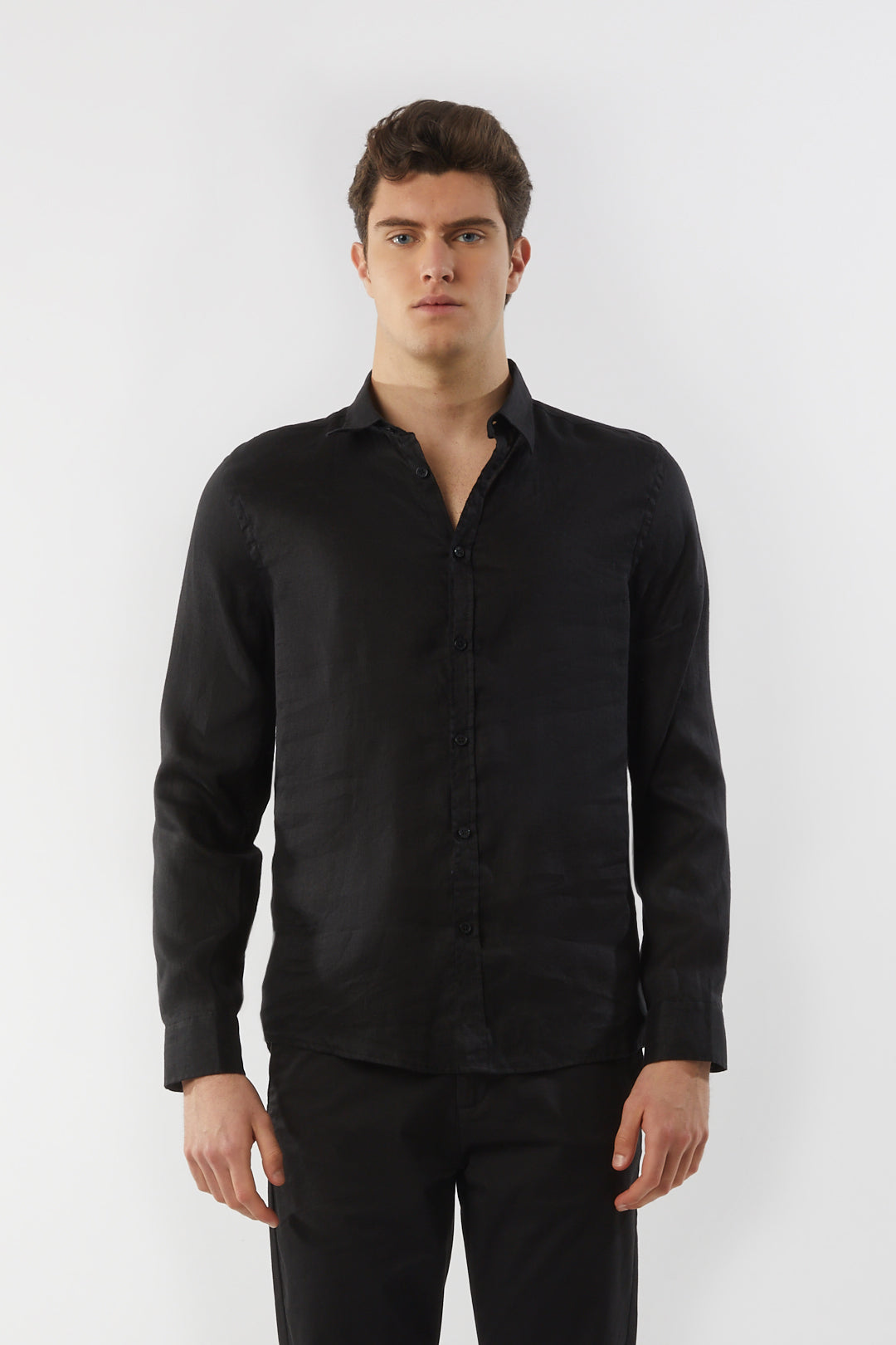 Camicia in lino basic