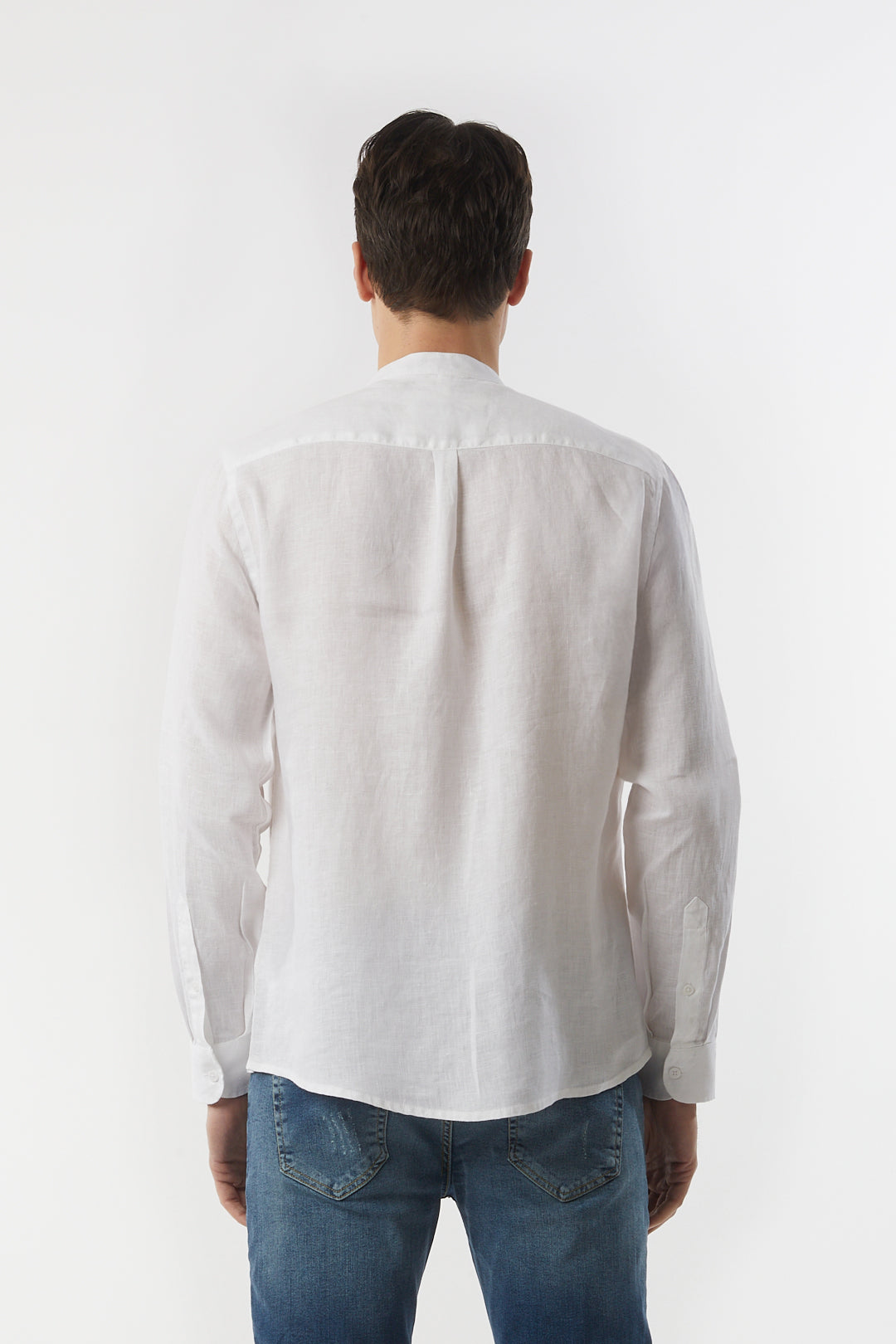 Camicia coreana in lino