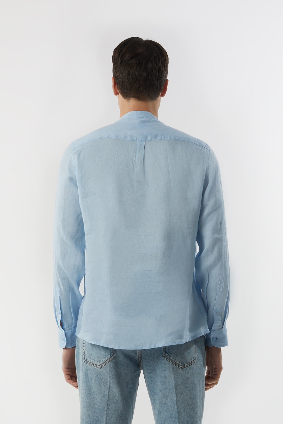 Camicia coreana in lino